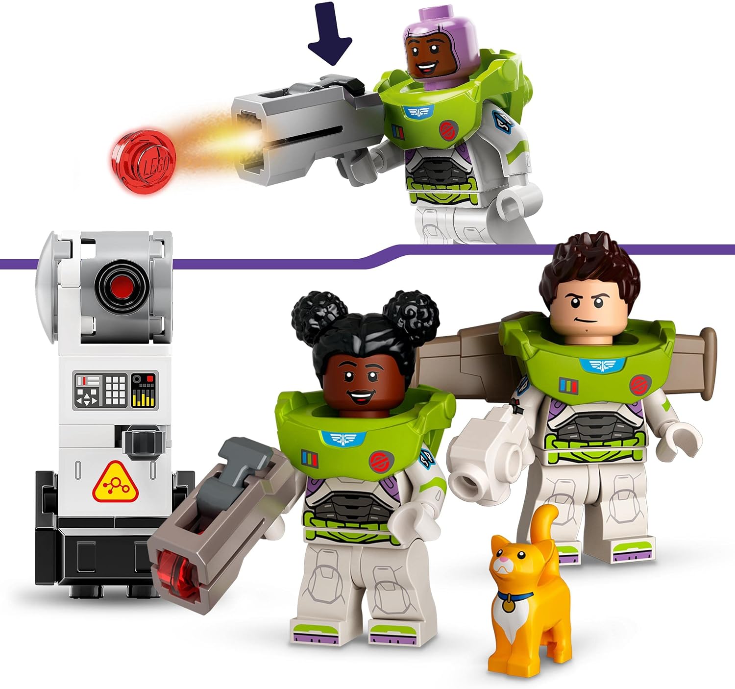 LEGO 76831 Disney and Pixar’s Lightyear Zurg Battle Buildable Robot Toy - 261-Piece Set for Ages 7+