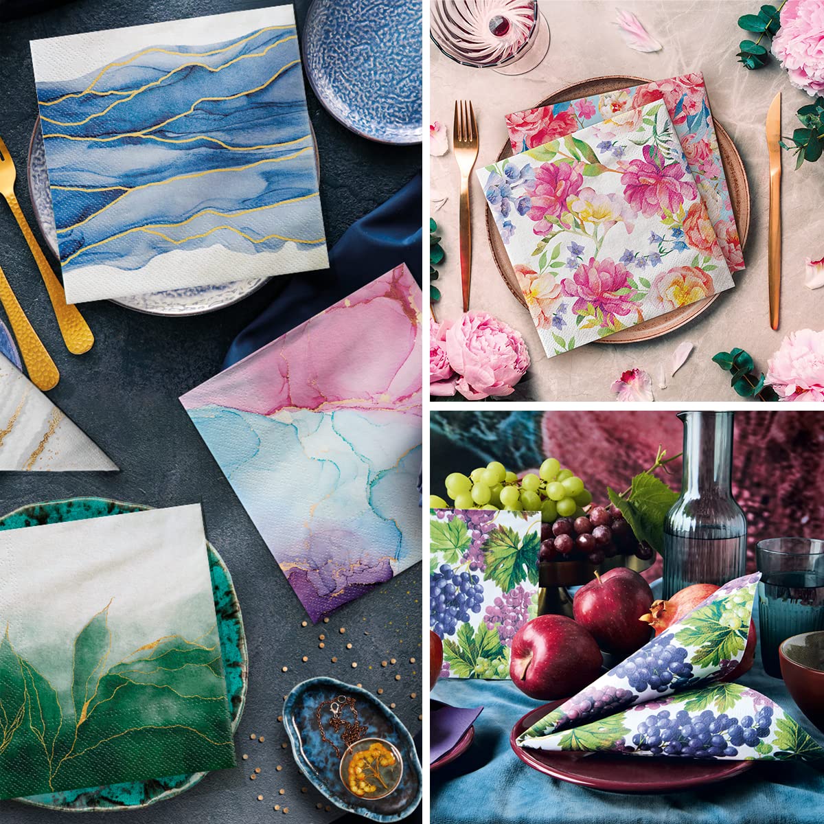 PAW Fragrant Lavender Wild Flowers 3-Ply Napkins (33 x 33 cm) – 20 Pieces 6