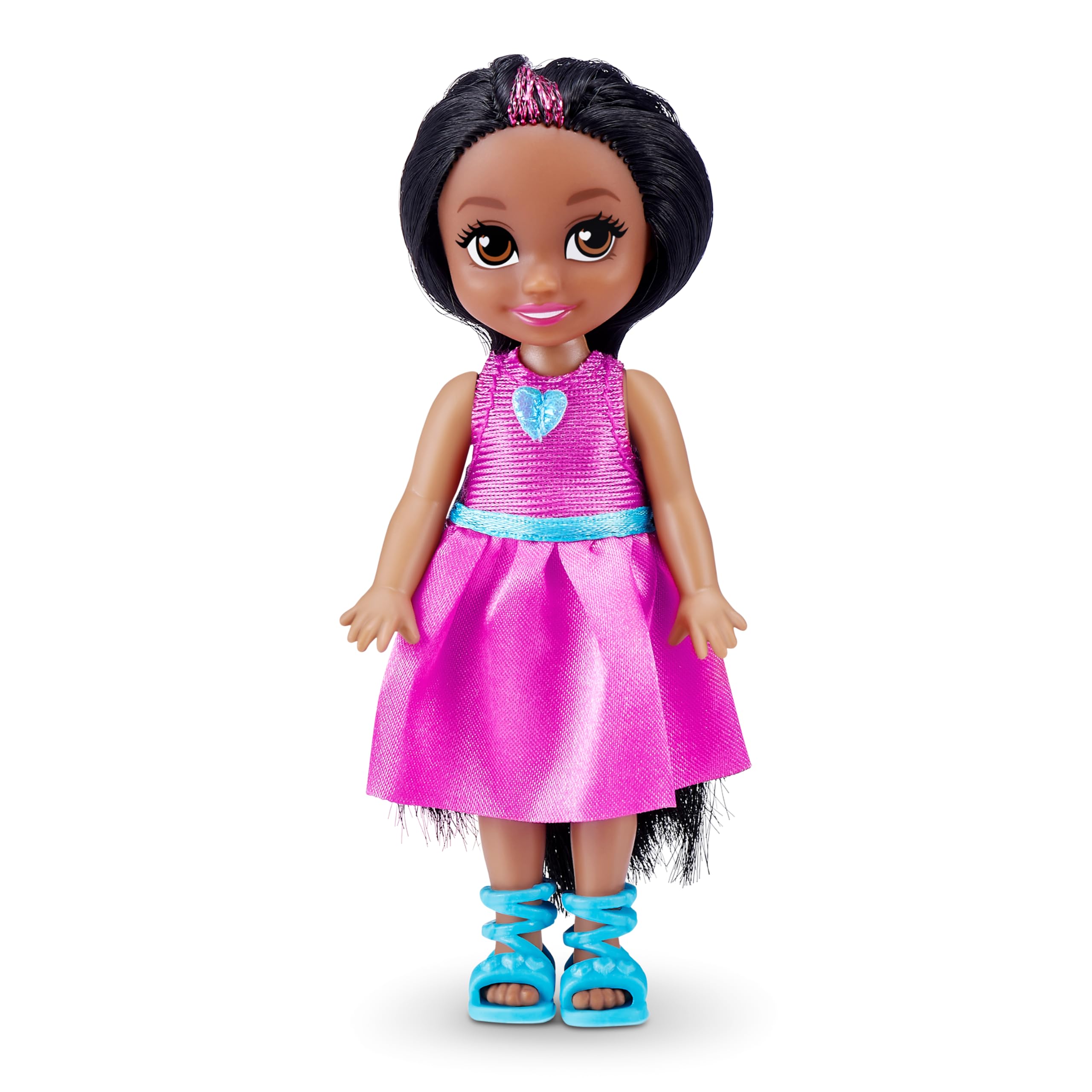 ZURU Sparkle Girlz Fantasy Little Friends Set of 10 Dolls - Sparkly Outfits & Brushable Hair 9