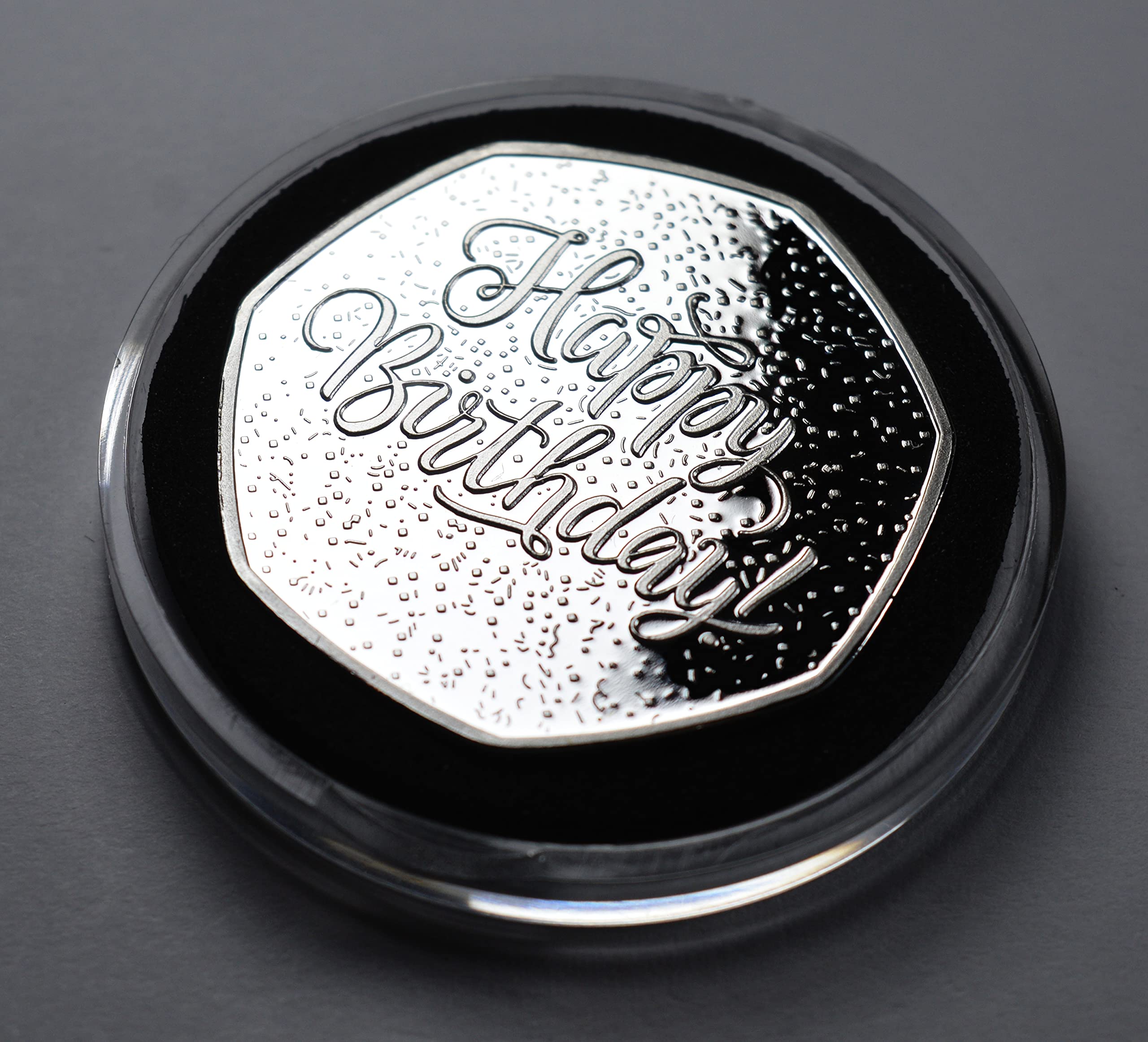 The Commemorative Coin Company 70th Birthday .999 Silver Commemorative Coin 4