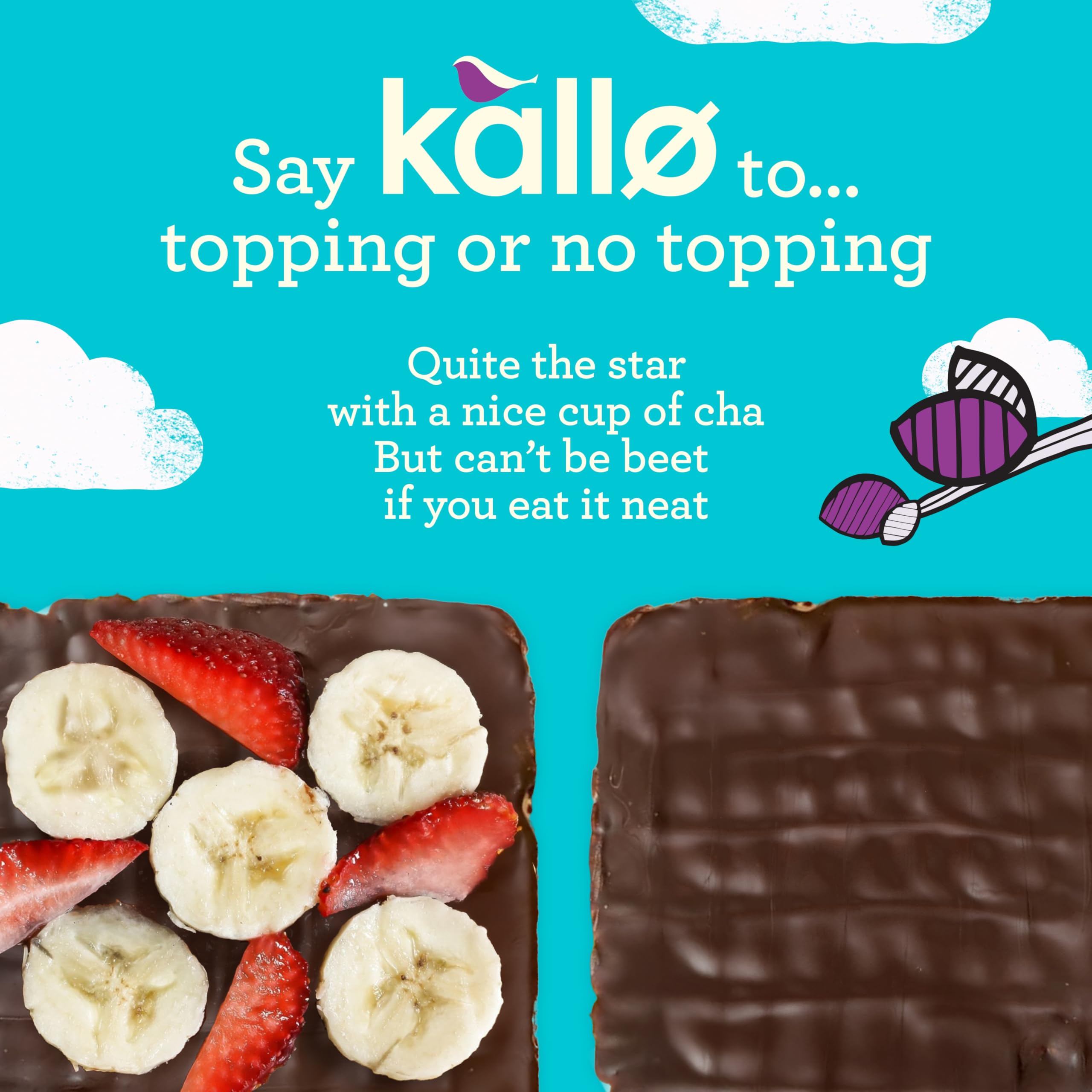 Kallo Organic Belgian Milk Chocolate Thins Rice Cake | Gluten Free | 75g 5