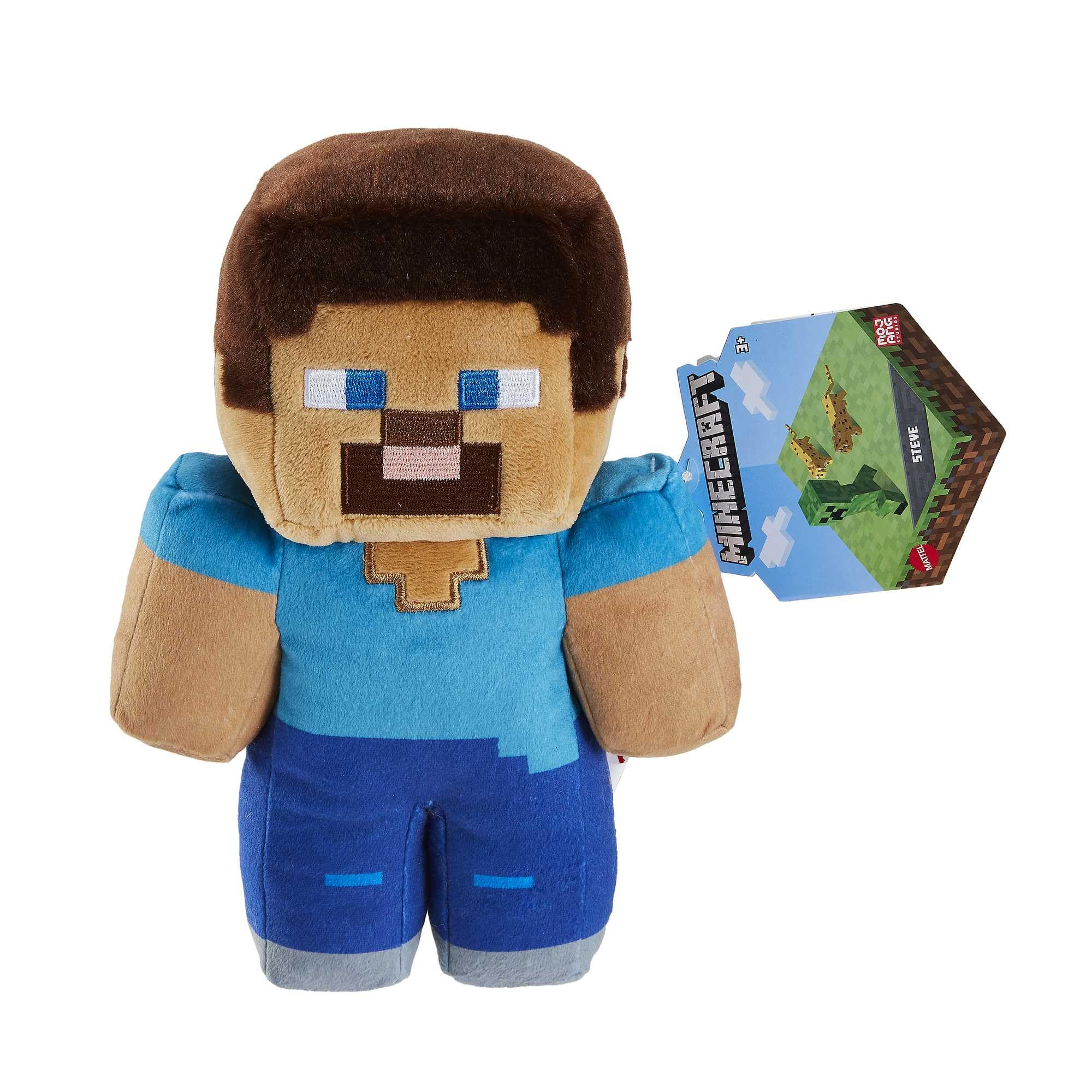 Minecraft 9 Inch Steve Plush - Soft Collectible Doll for Kids & Fans 3