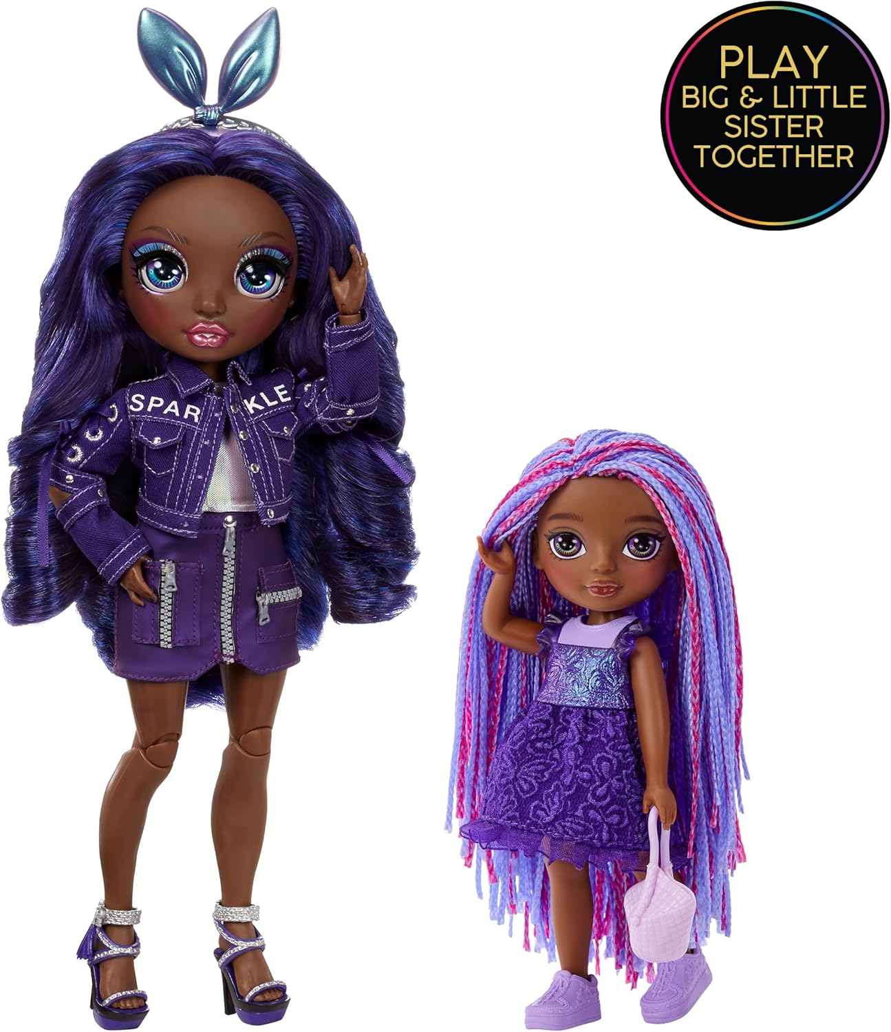 Rainbow High Littles - Indigo Bailey - 14 cm Posable Fashion Doll with Magical Fox