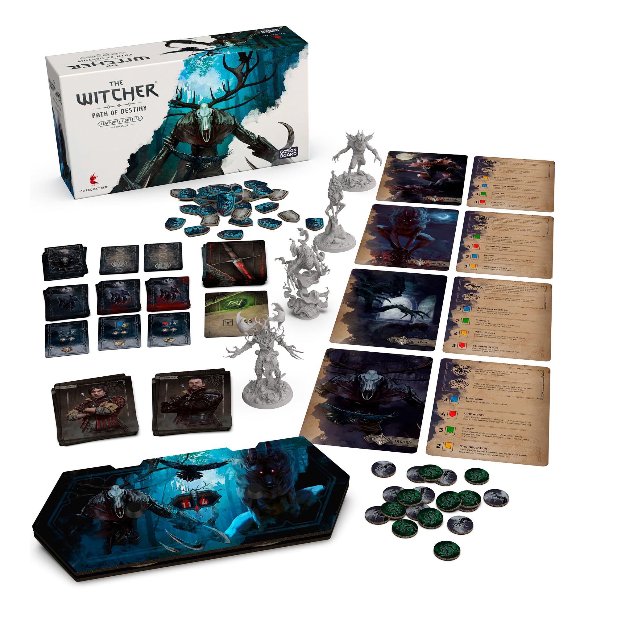 Rebel Go On Board - The Witcher Path of Destiny Legendary Monsters Expansion | 5 Players | 45 Min 2