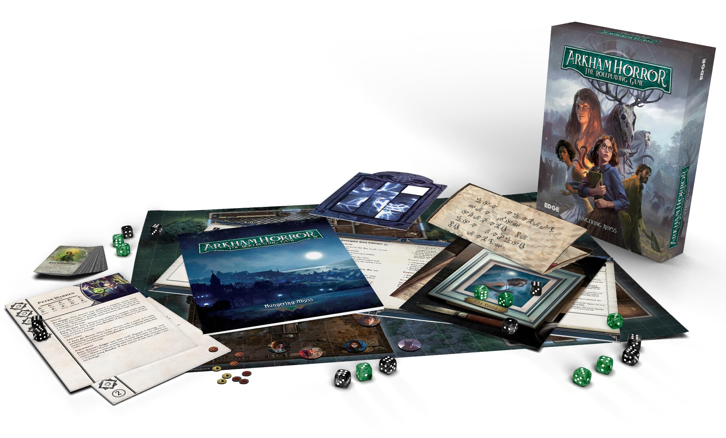 Asmodee Arkham Horror The Roleplaying Game Hungering Abyss Starter Set | RPG | 2-6 Players | Ages 14+ 2