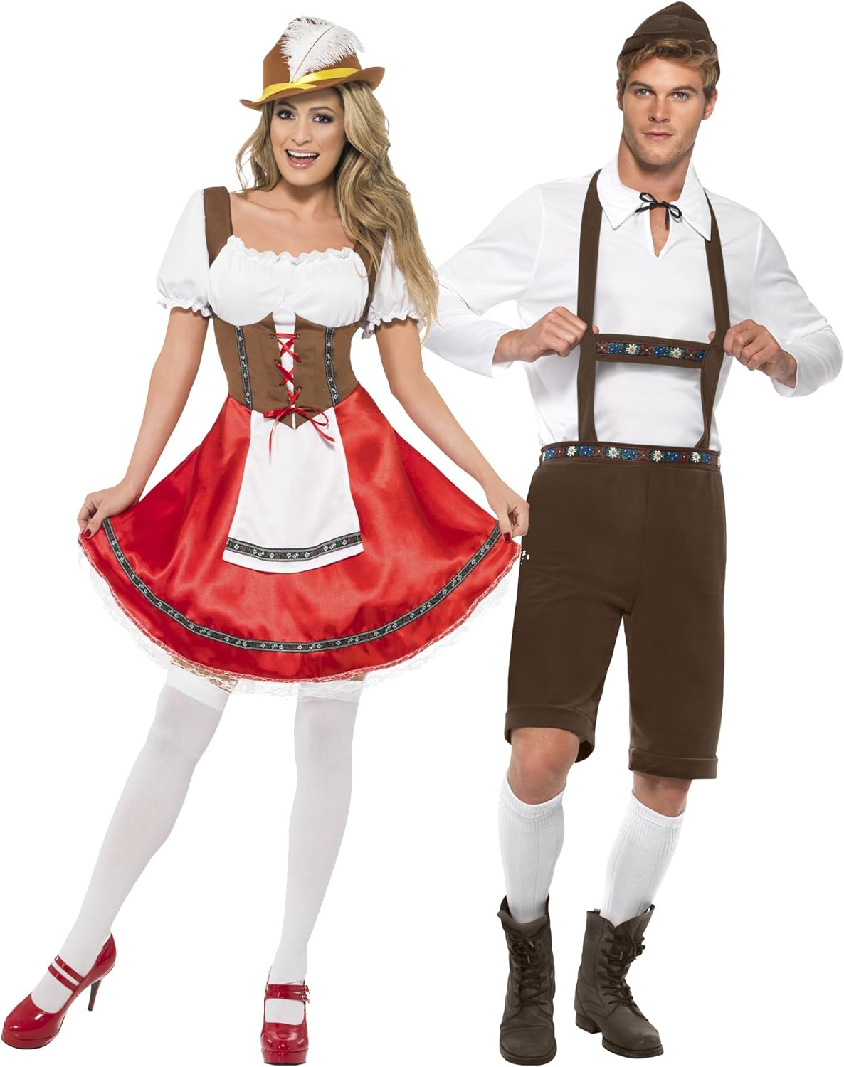 Smiffys Bavarian Wench Costume - Women's Dress with Attached Apron 5
