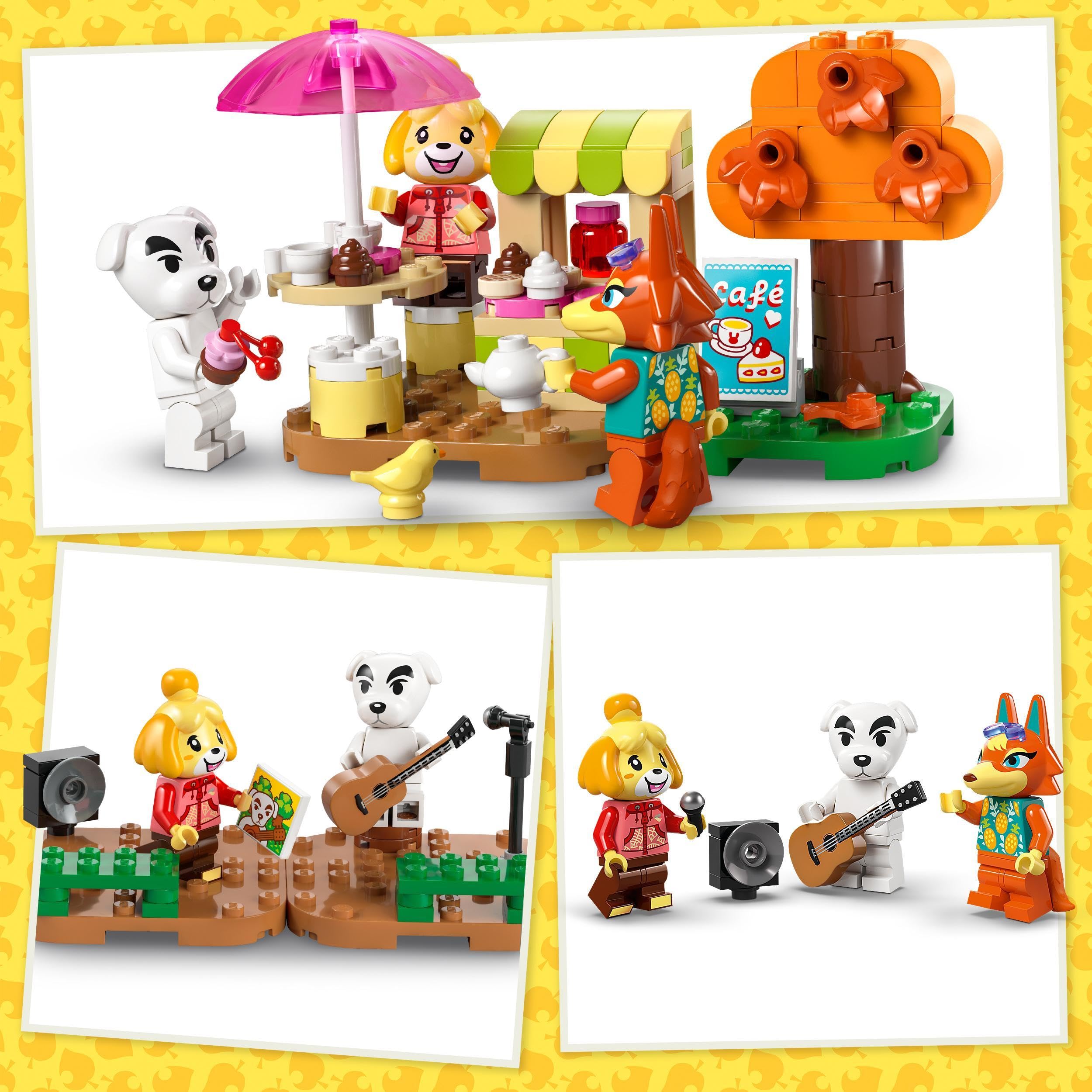 LEGO Animal Crossing K.K.'s Concert in the Plaza Building Toy - 550-Piece Playset for Ages 7+ 4