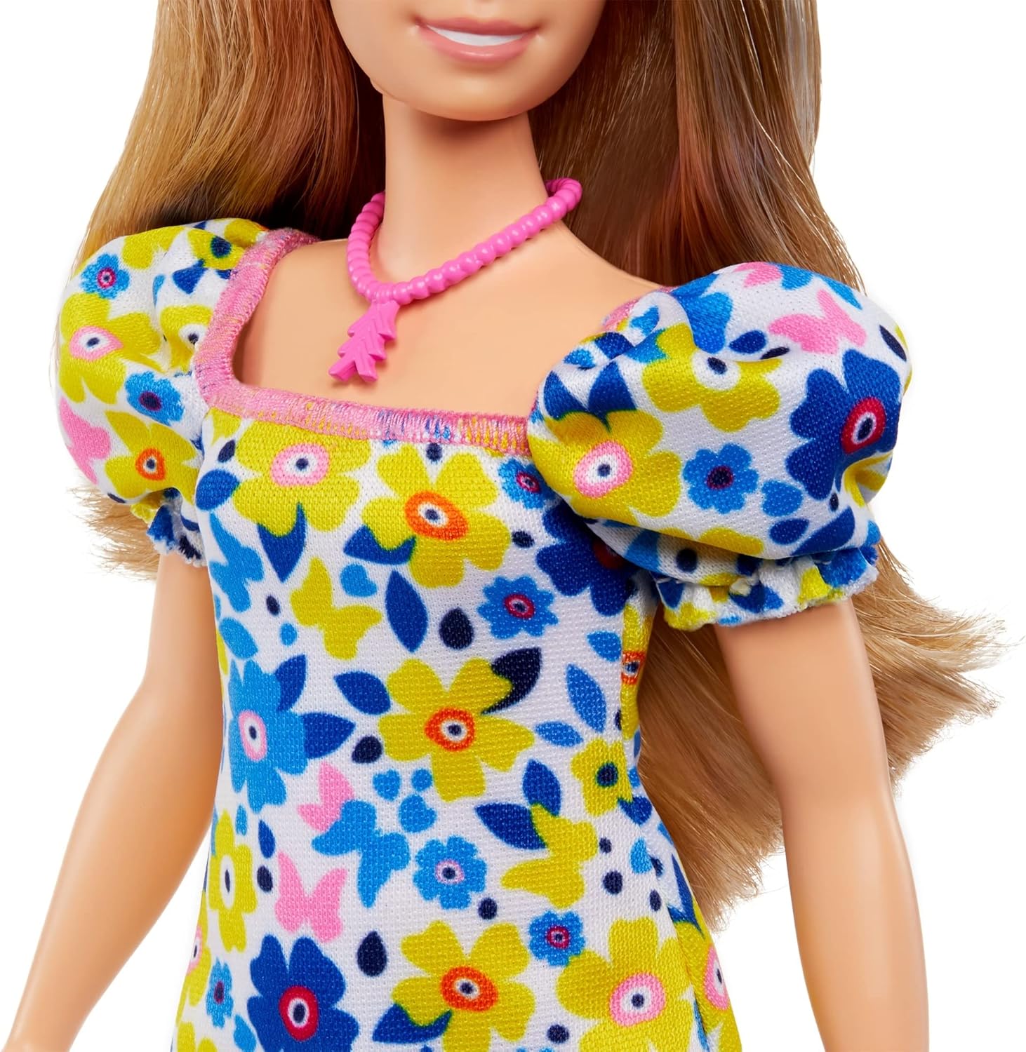 Barbie Fashionistas Doll #208 with Down Syndrome - Floral Dress & AFOs, Ages 3+ 6