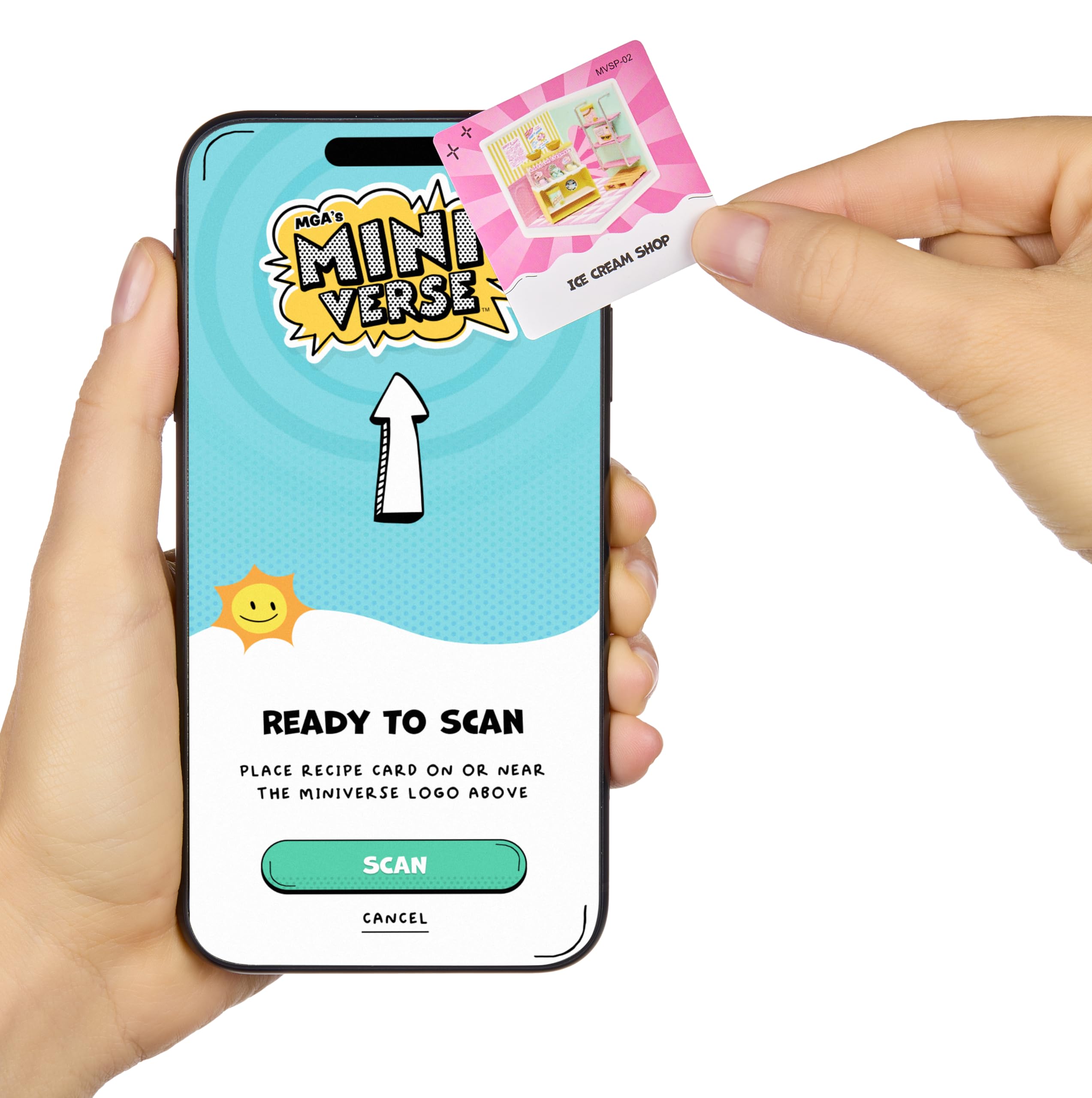 MGA's Miniverse Make It Mini Spaces Ice Cream Shop - Building Set for Kids 3+ 5