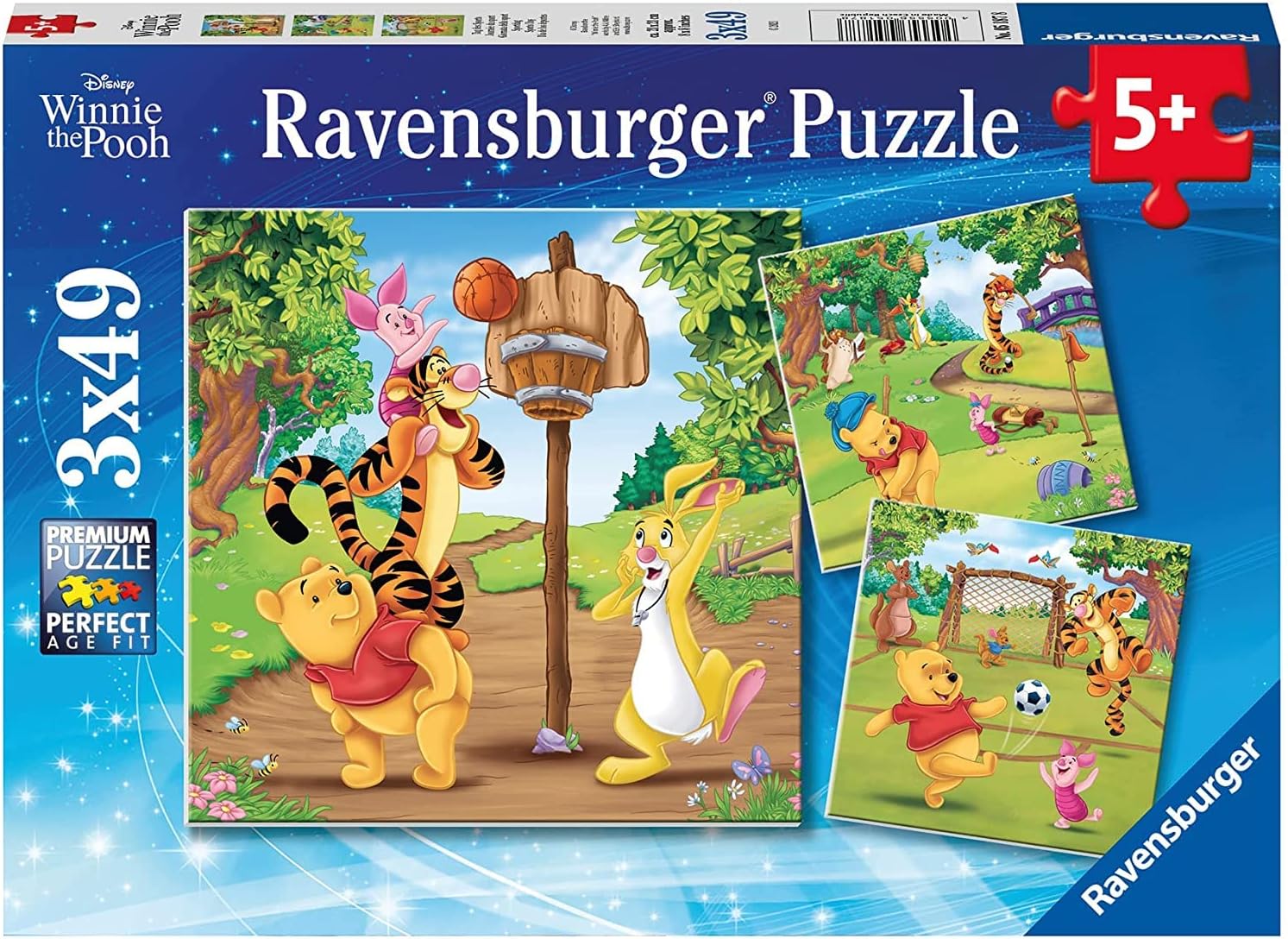 Ravensburger Winnie the Pooh 3 x 49-Piece Jigsaw Puzzles - Ages 5 and Up