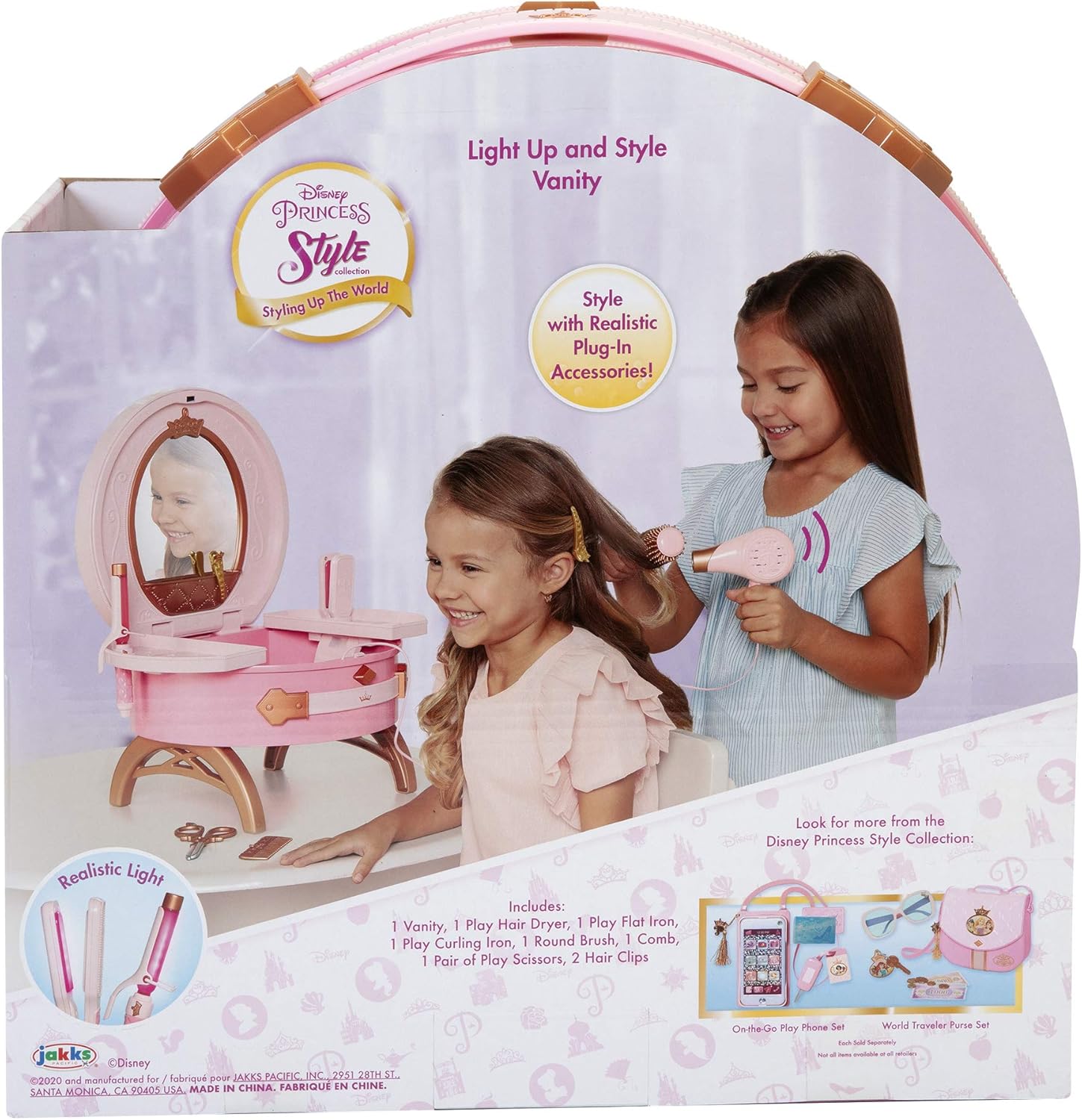 Disney Princess Style Collection - Disney Princess Light Up & Style Vanity (Model 12345) 10