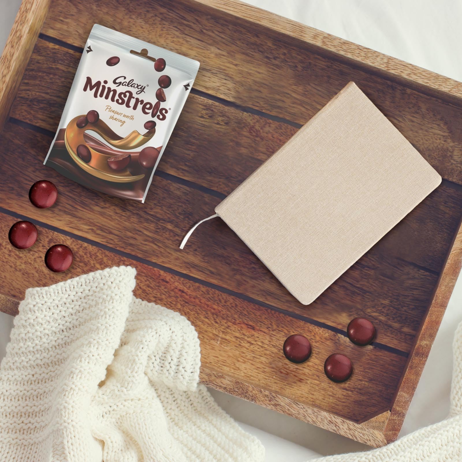 Galaxy Minstrels Milk Chocolate Pouch Bag 118g 9