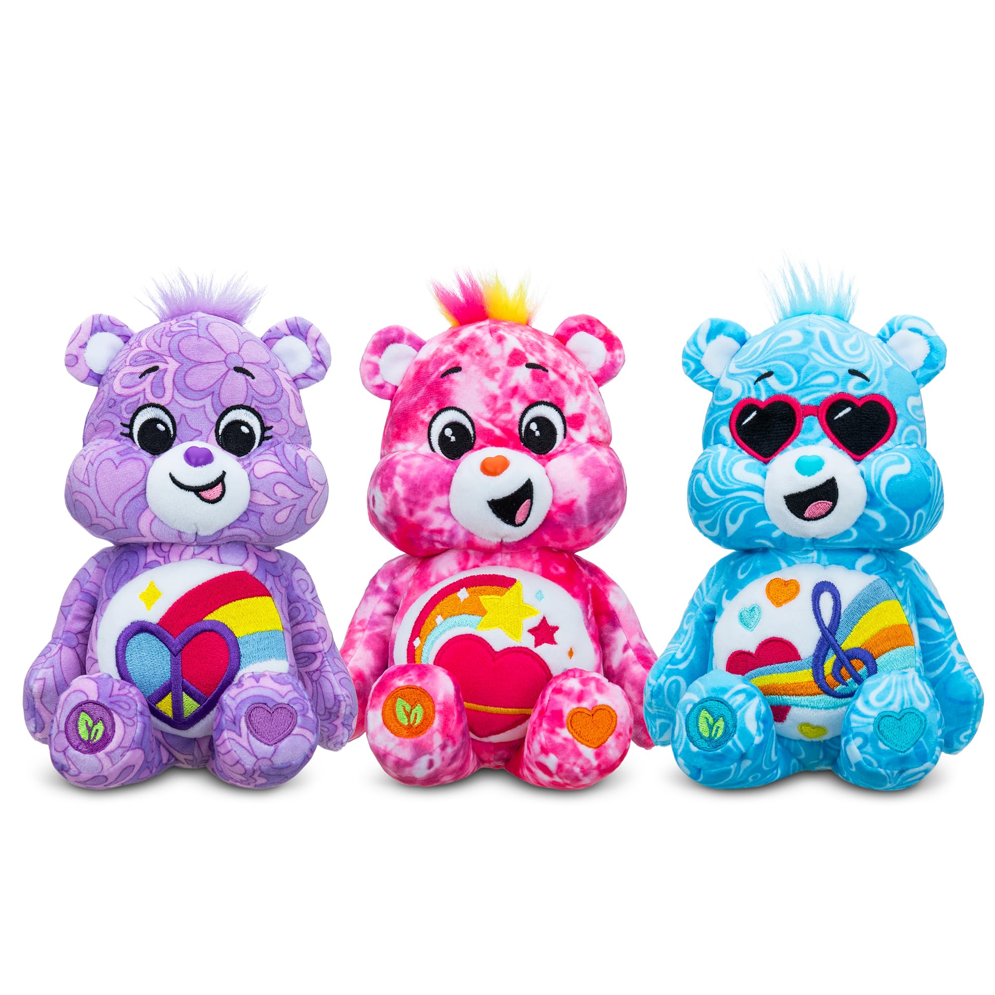Care Bears Blissful Heart Bear 22cm Bean Plush - Soft Cuddly Toy for Kids 12