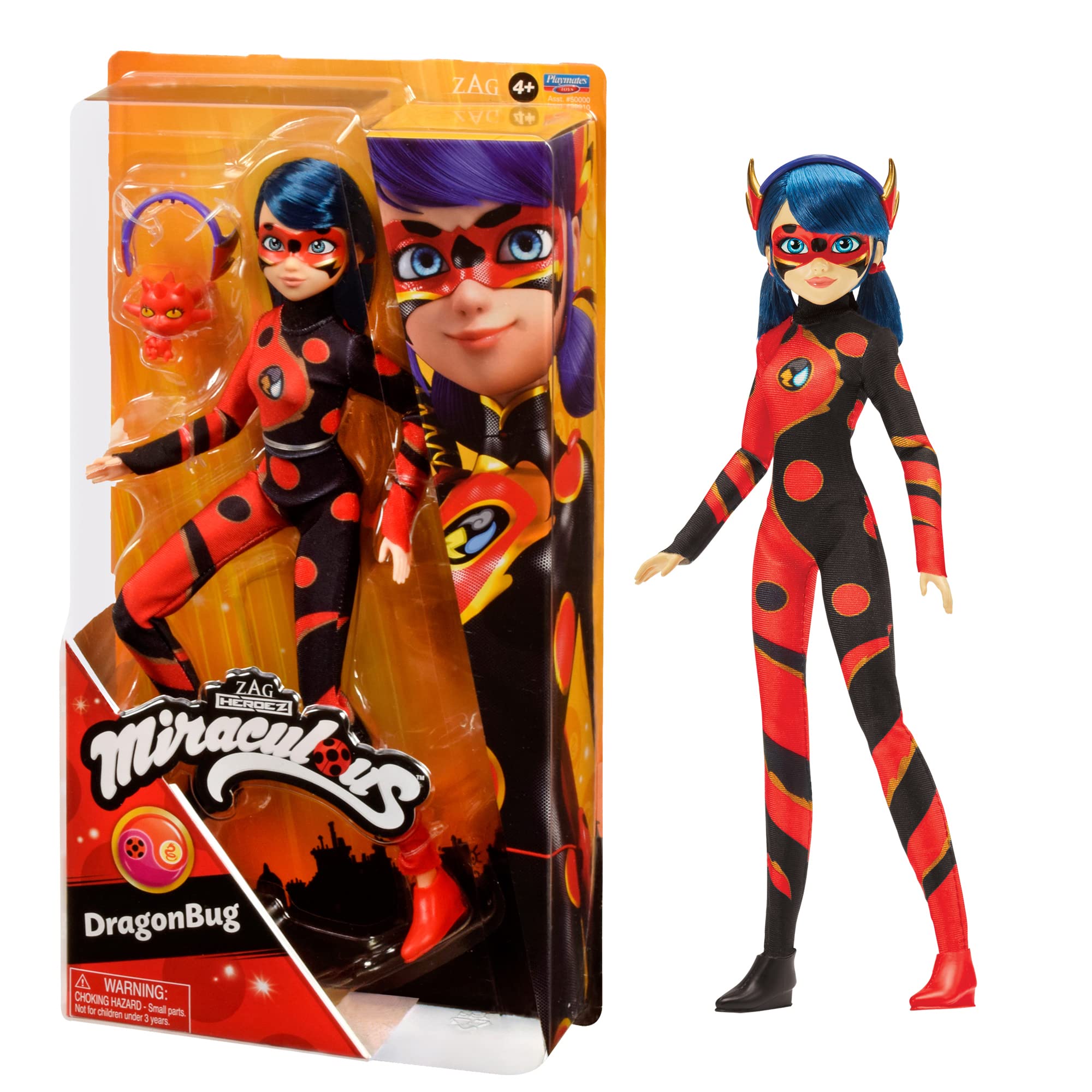 Miraculous Dragon Bug Fashion Doll - 26cm Posable Figure with Accessories