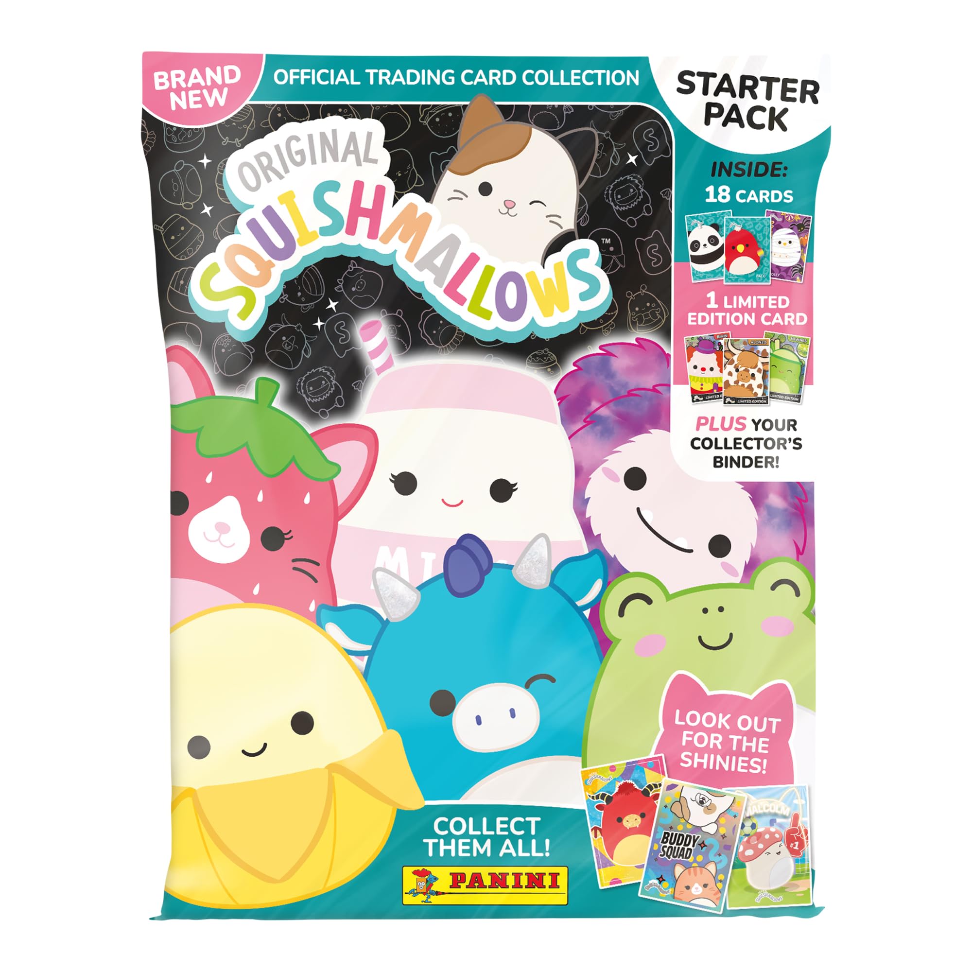 Panini Squishmallows Official Trading Card Collection - Starter Pack