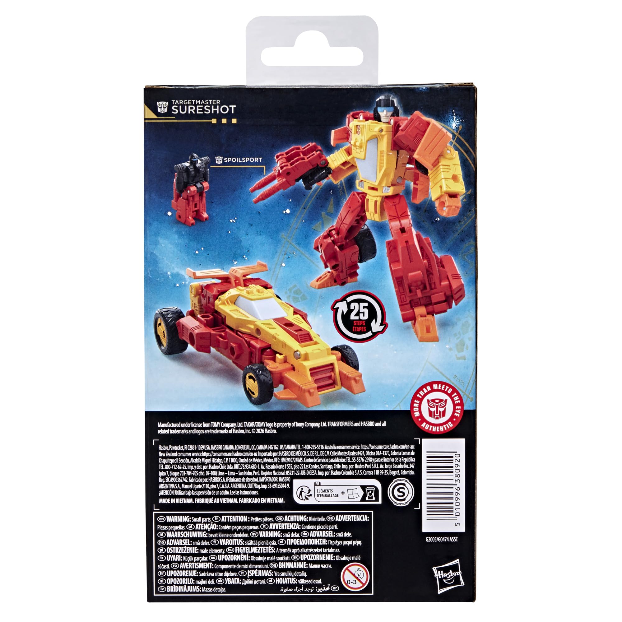 Transformers Age of the Primes Deluxe Class Sureshot Action Figure | 5.5-Inch | 25 Steps 5