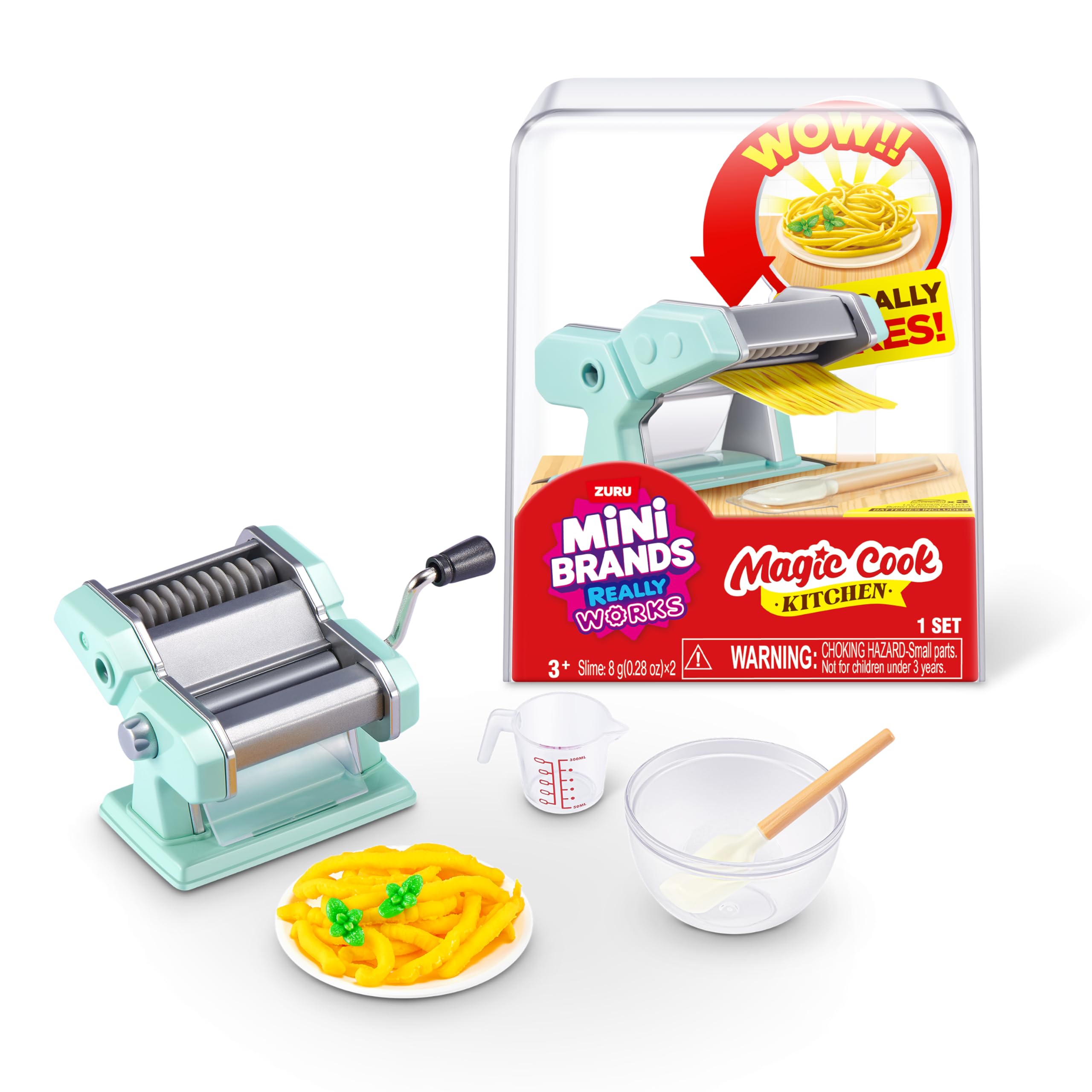 Mini Brands Really Works Magic Cook Kitchen Capsule - Pasta Maker | Series 1 | Ages 3+