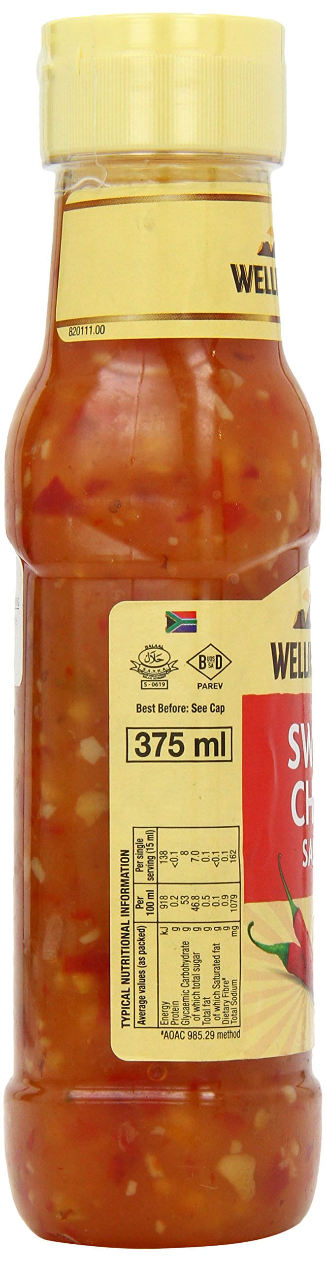 Wellingtons Sweet Chilli Sauce 375 ml