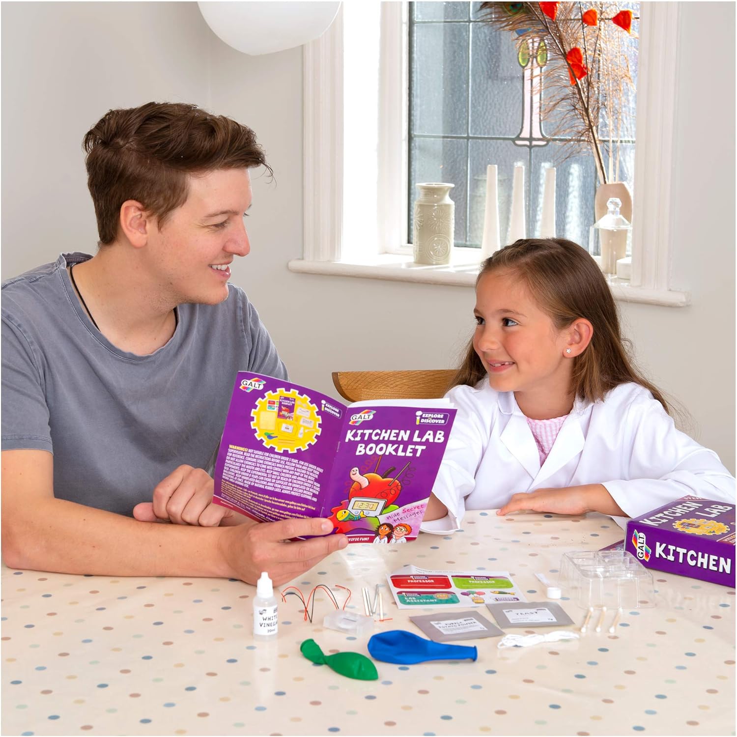 Galt Kitchen Lab - Science Kit for Kids Ages 5-10 with 6 Interactive Experiments 3