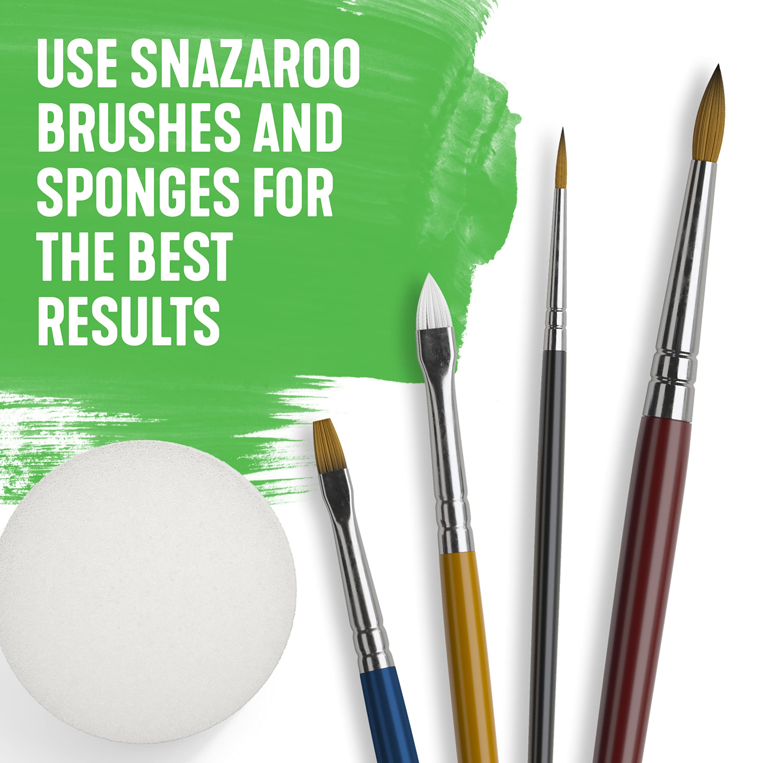 Snazaroo Classic Face and Body Paint - Bright Green (18.8g) 9