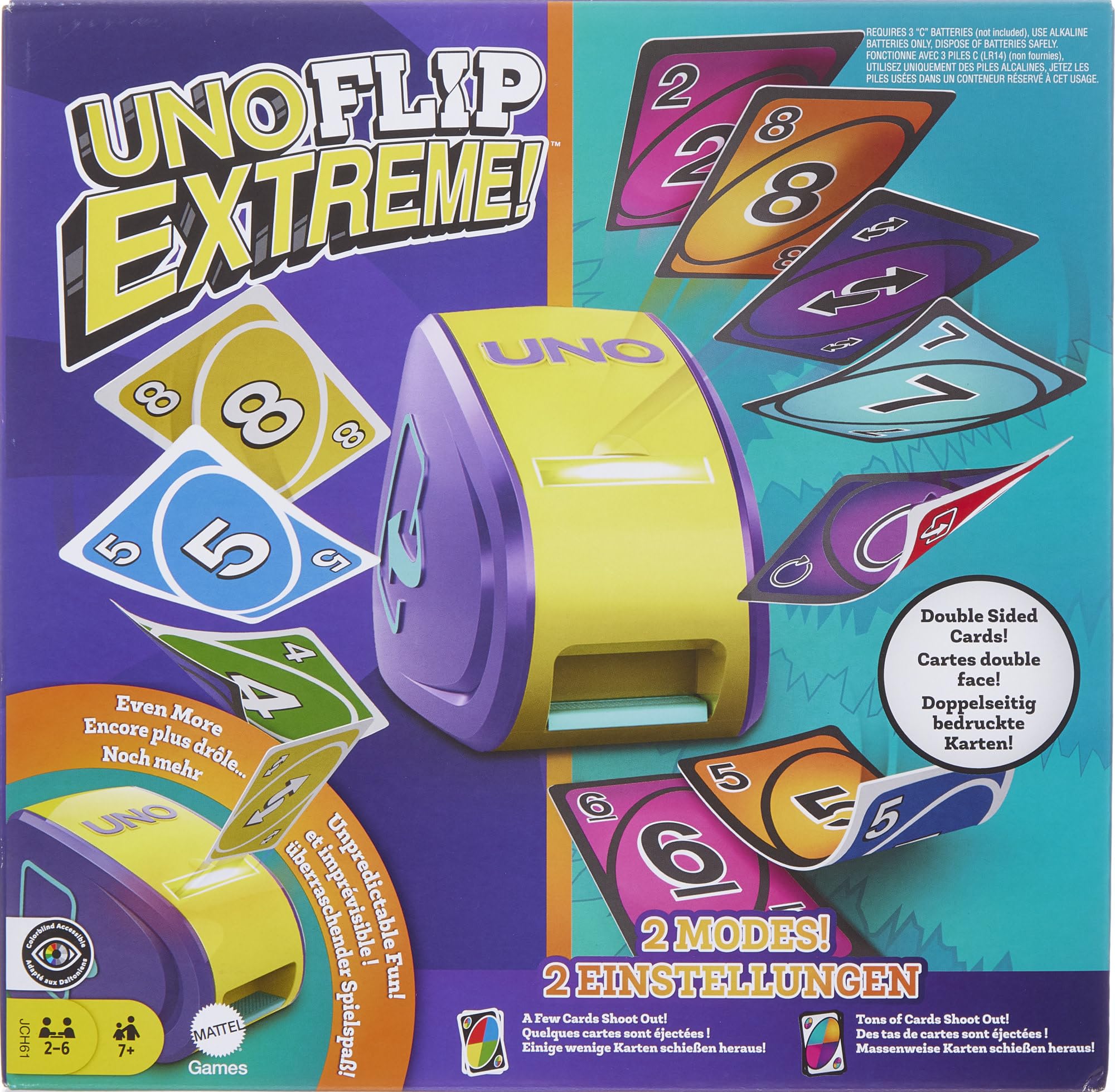 Mattel Games UNO Flip Extreme Card Game