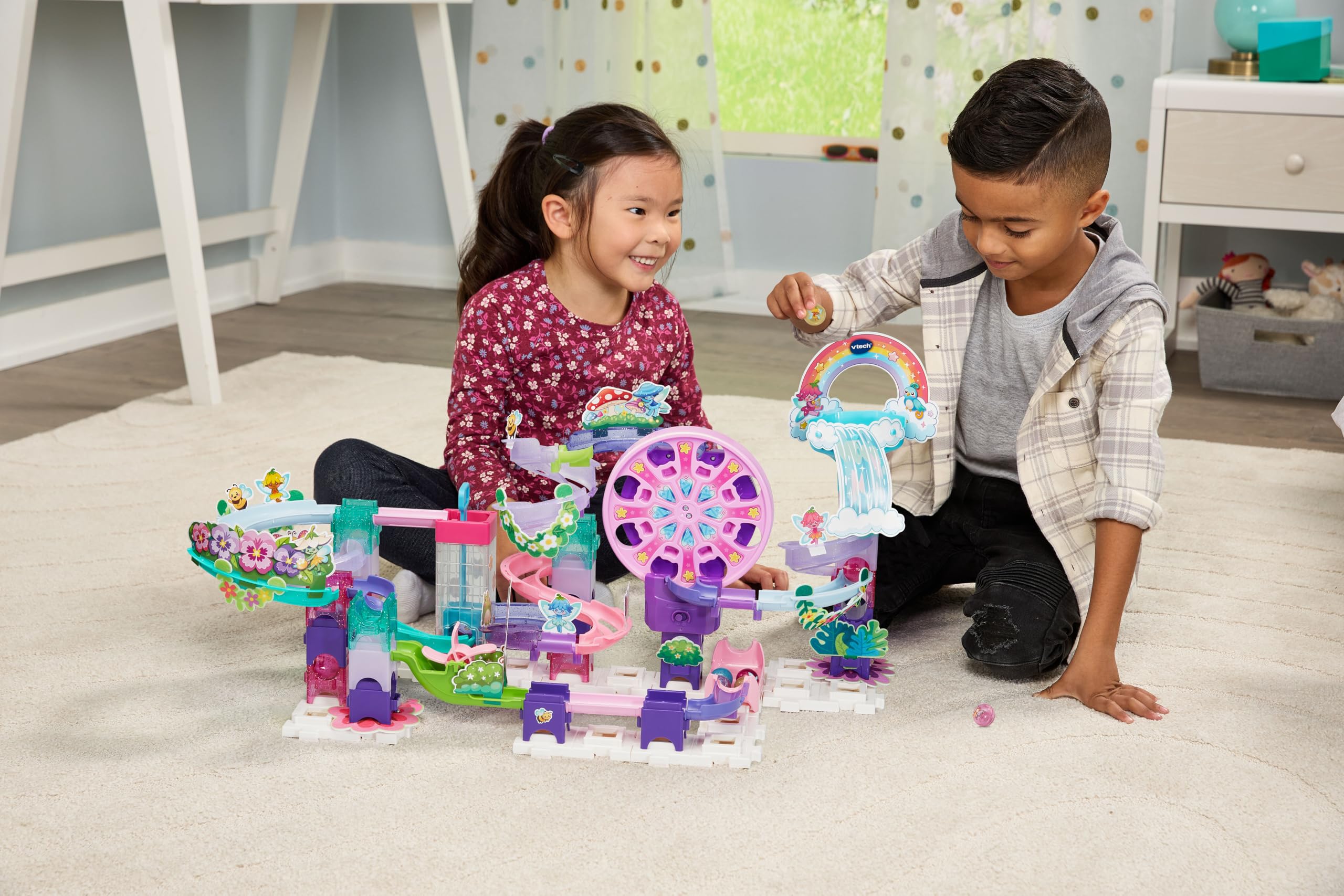 VTech Marble Rush Petal Power Construction Set with 96 Pieces 6