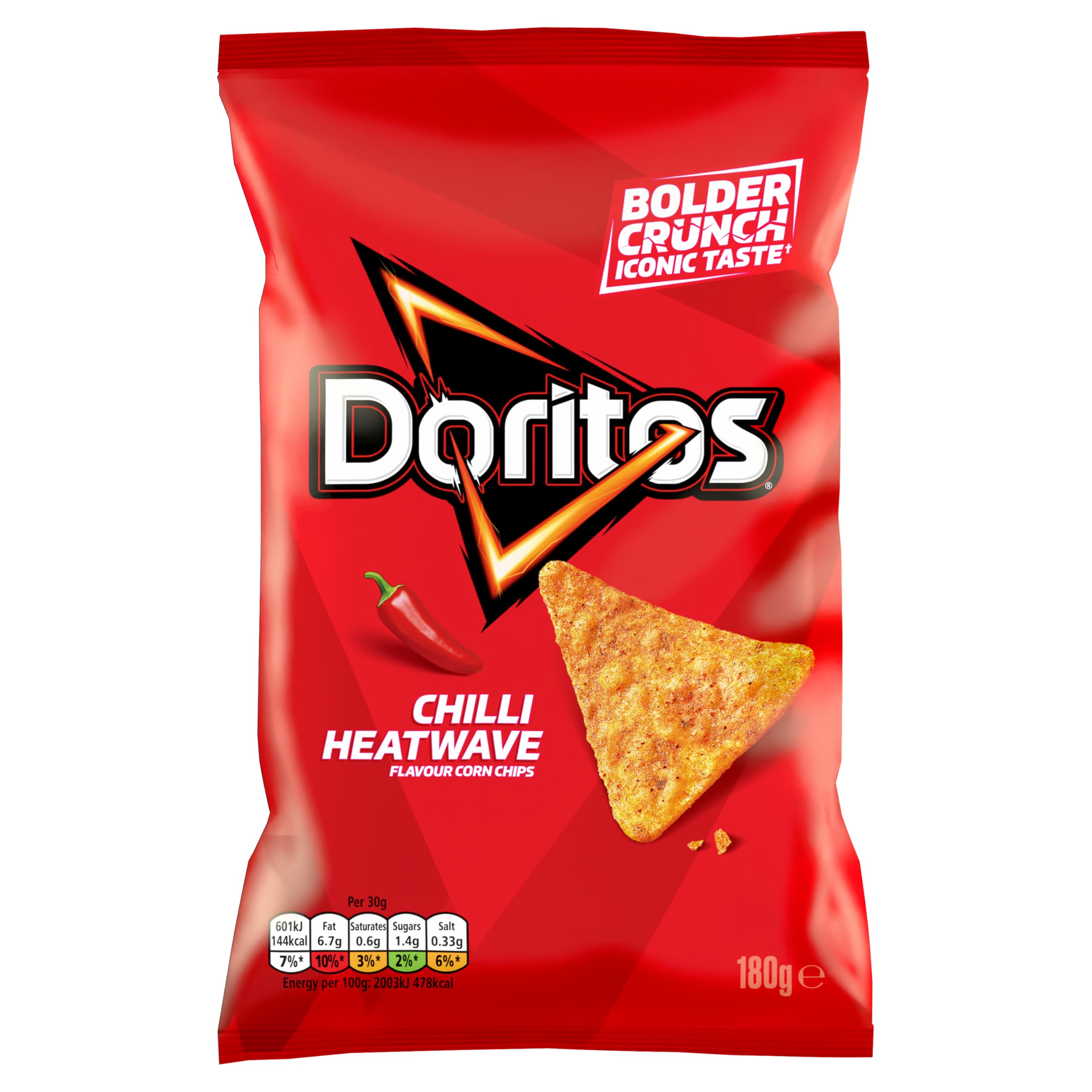 Doritos Chilli Heatwave Tortilla Chips Sharing Bag 180g
