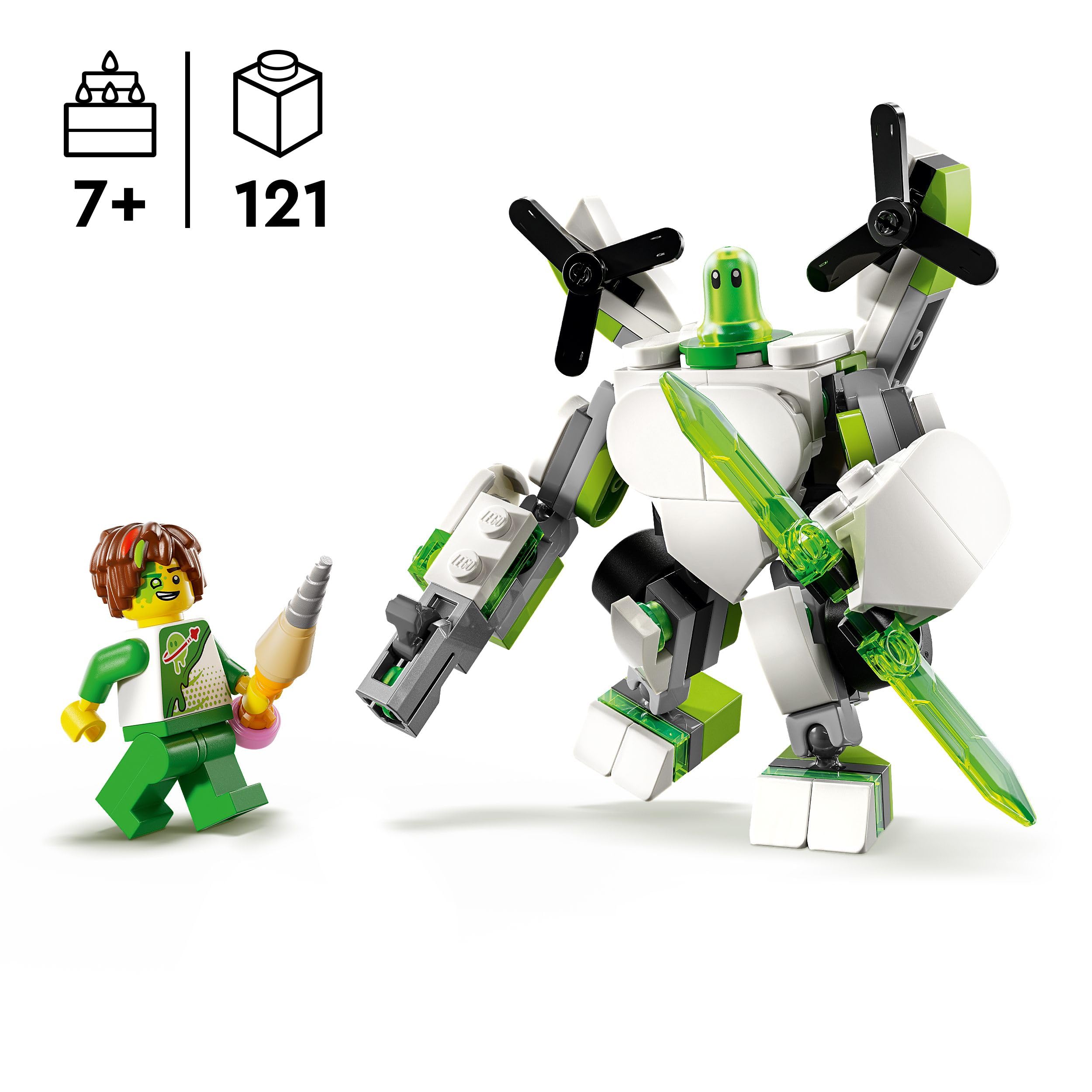 LEGO DREAMZzz Z-Blob’s Robot and Vehicle Adventures Set - 20 Build Options for Ages 7+ 3