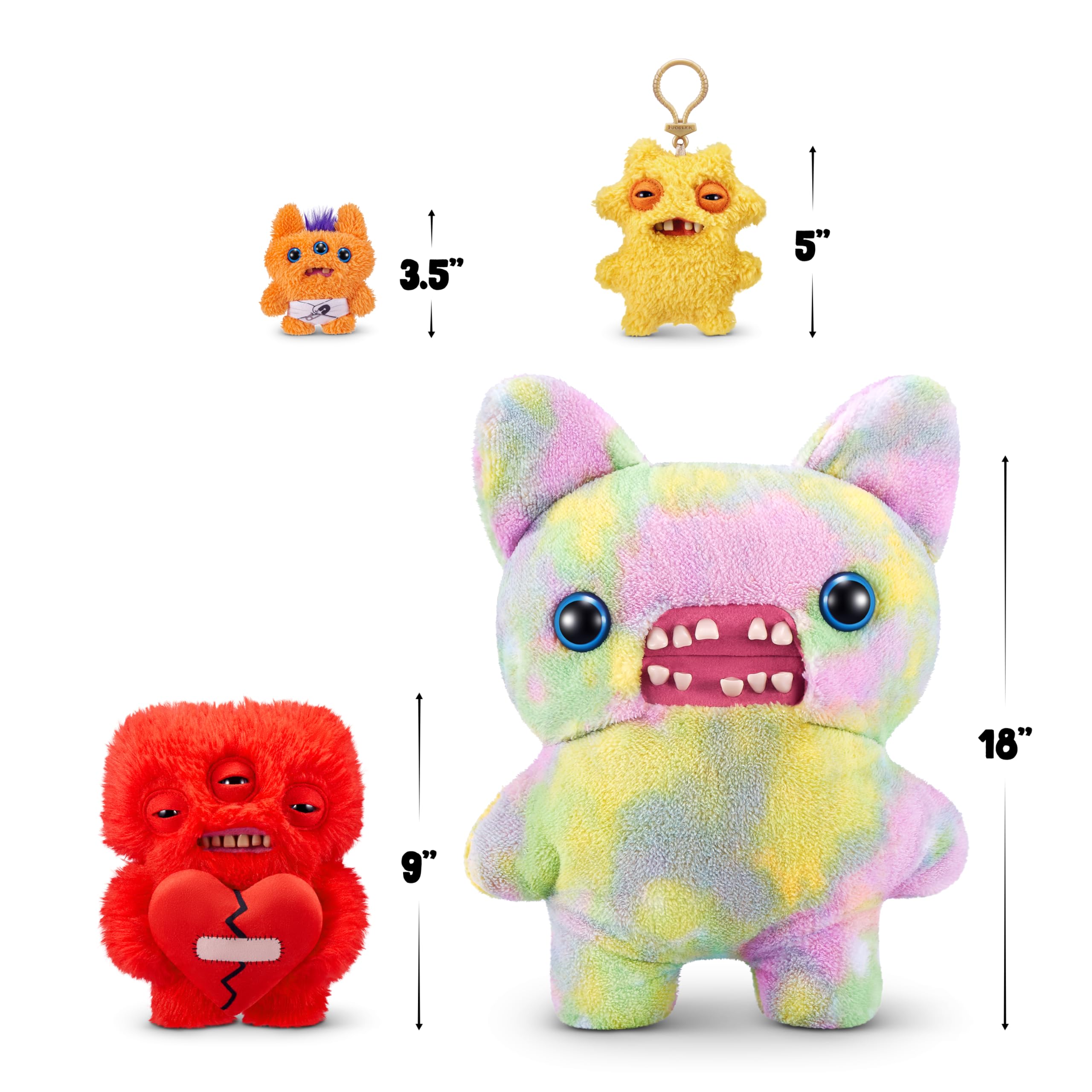 Fuggler Love Fugg by ZURU - Annoyed Alien Red Plush Collectible Toy 3