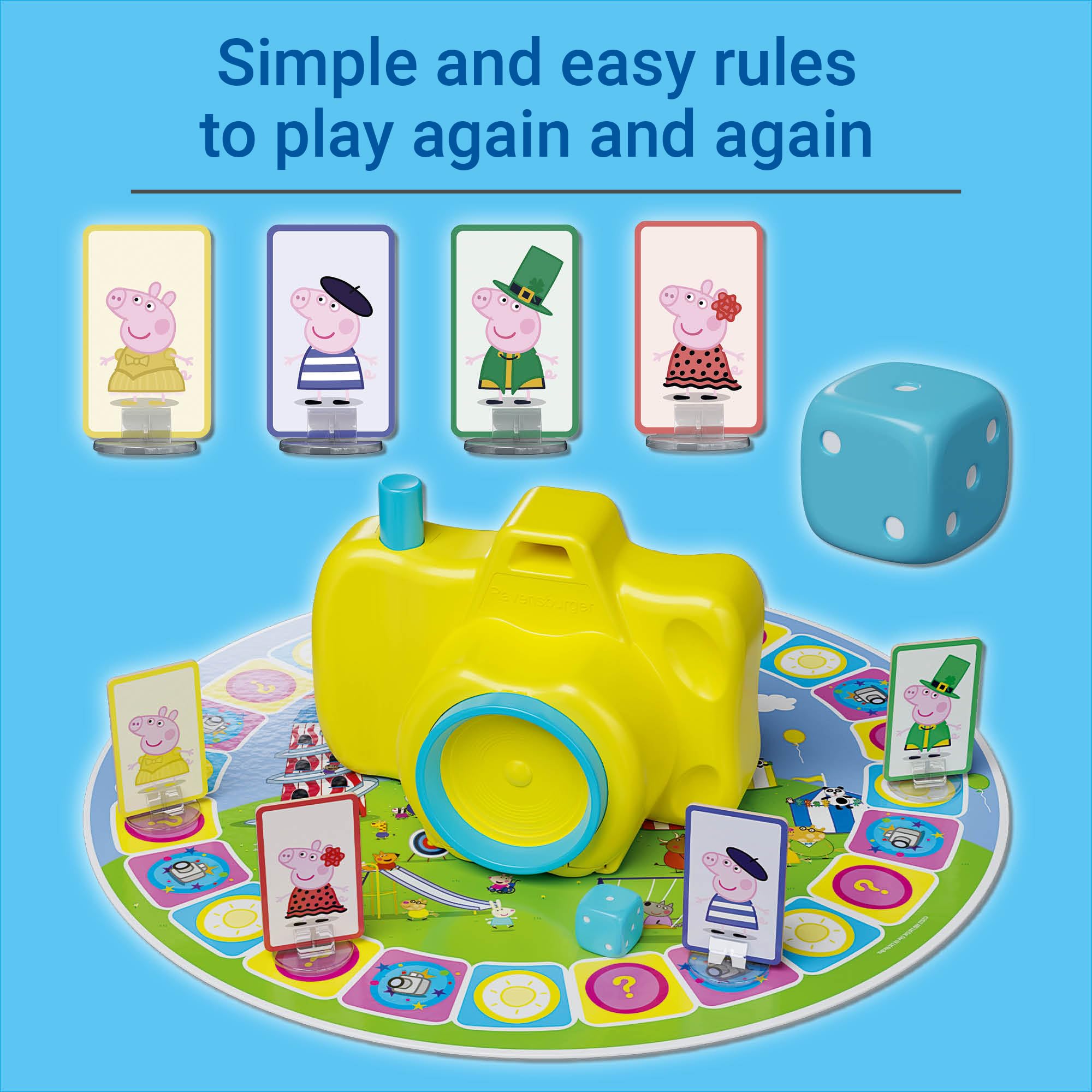 Ravensburger Peppa Pig Funny Photo Kids Game - Board Game for Children, 2-4 Players 4