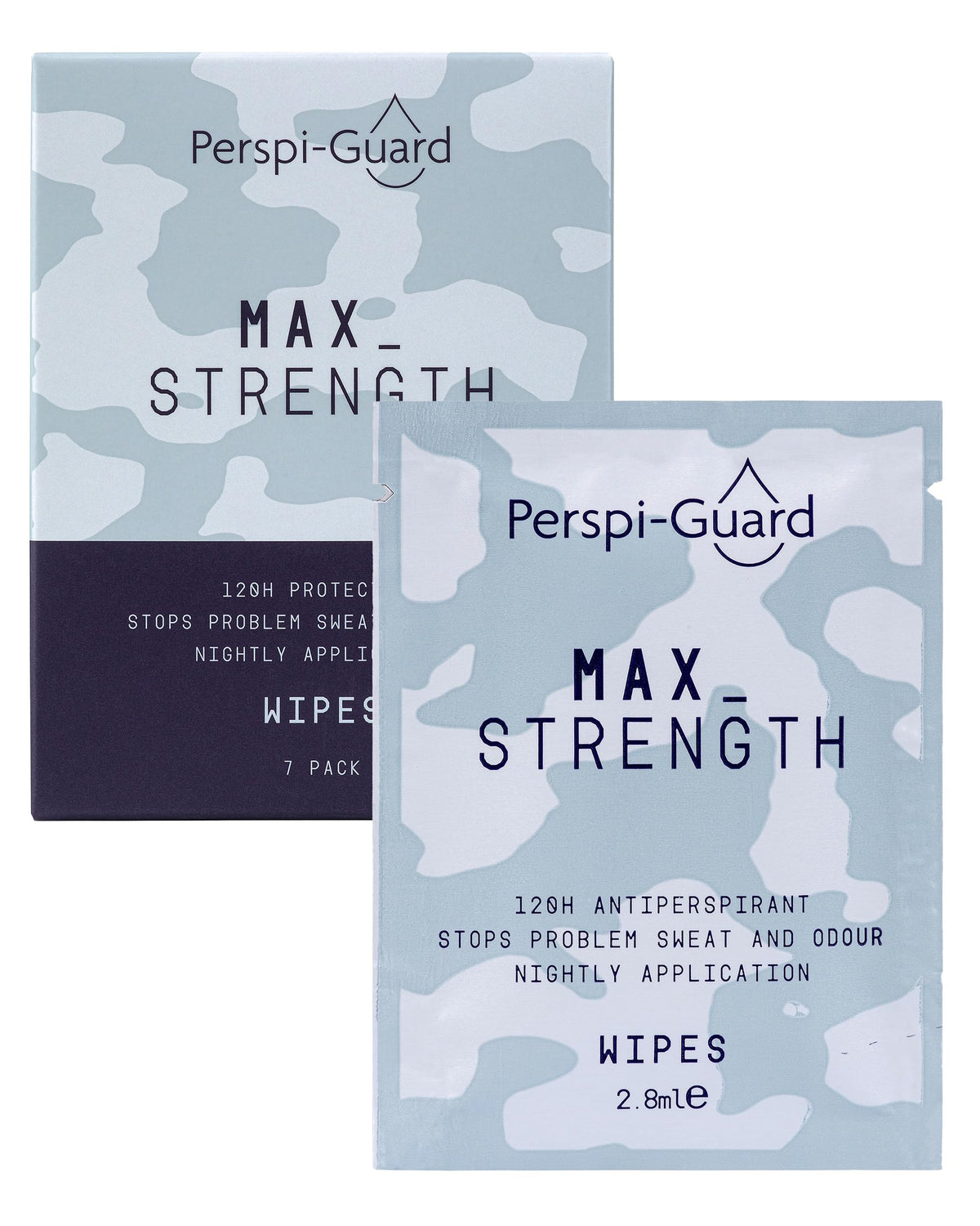 Perspi-Guard Maximum Strength Antiperspirant Wipes - 7 Individually Wrapped