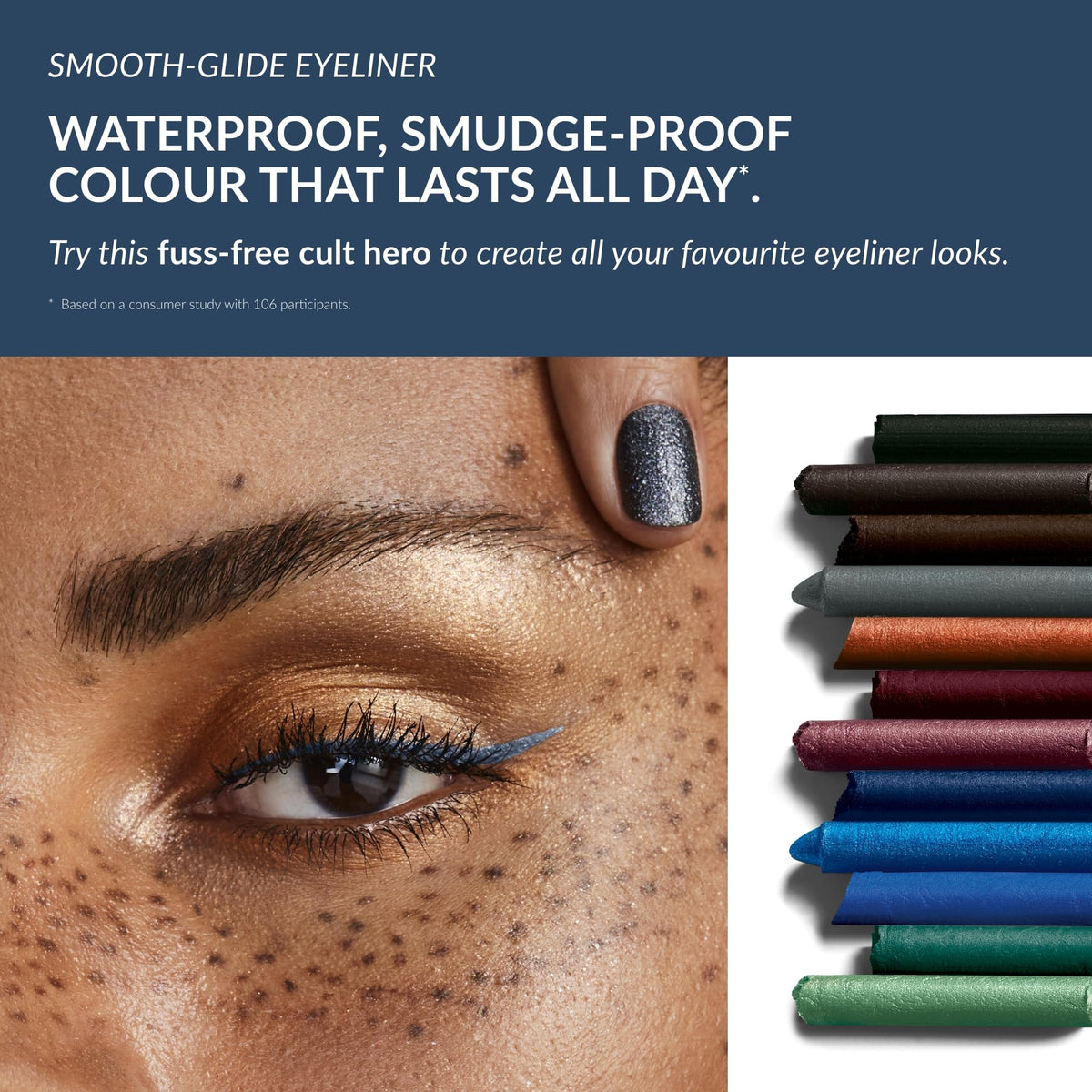 Avon Glimmerstick Diamonds Eyeliner Trio - Smokey Diamond, 3 Count, Waterproof
