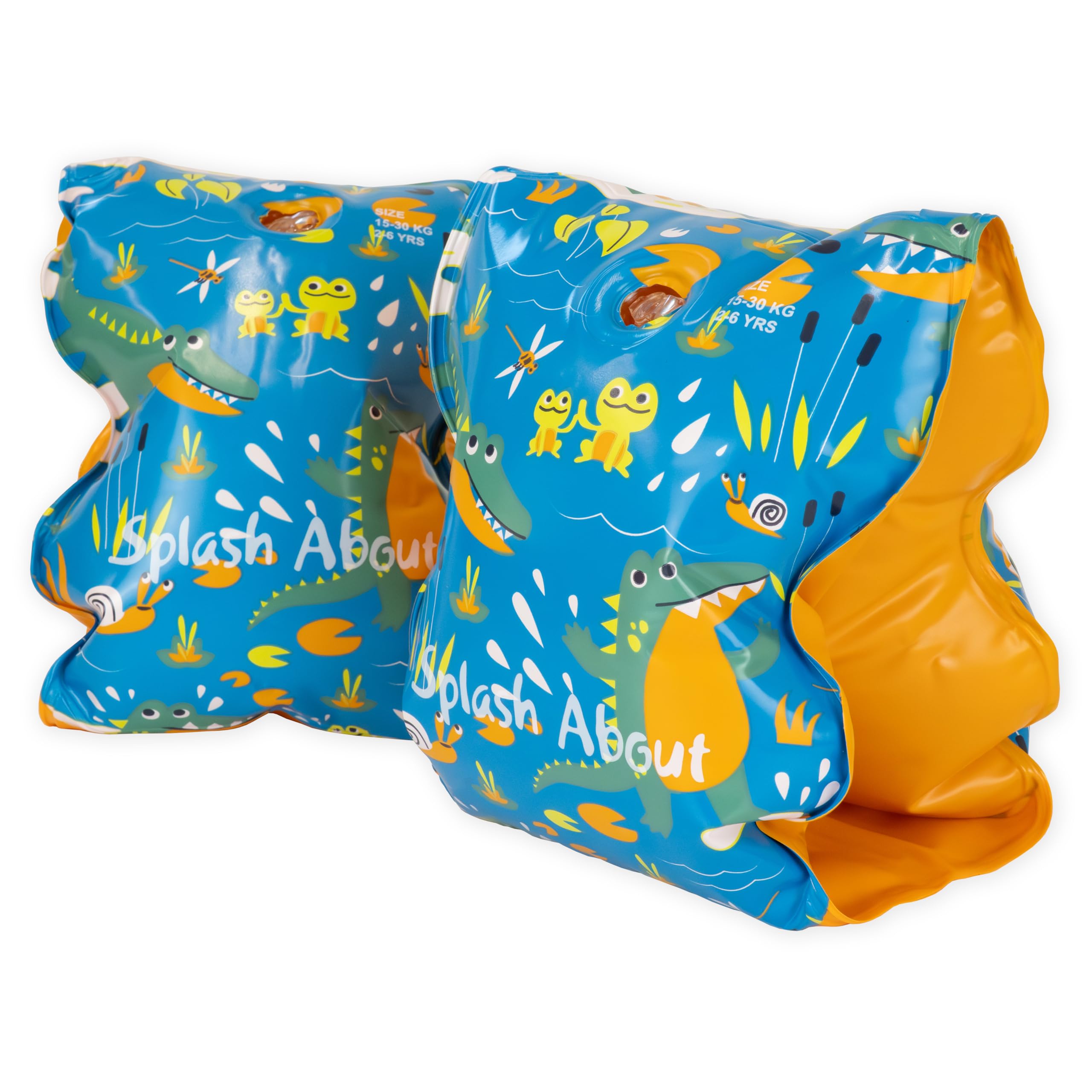 Splash About Inflatable Armbands - Croc Creek Design | 2-6 Years | Max 15kg