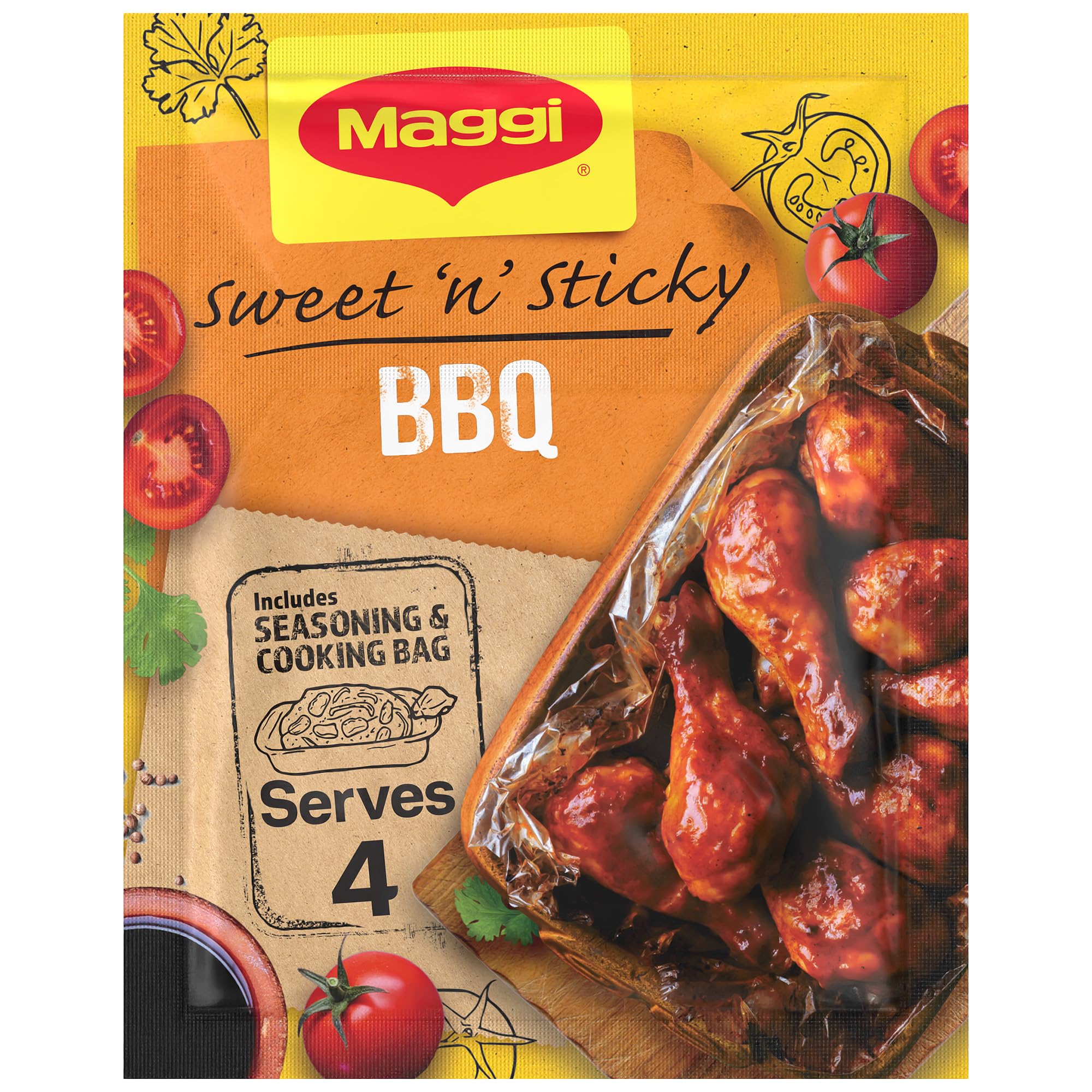 MAGGI So Juicy BBQ Chicken Recipe Mix (41g Sachet)
