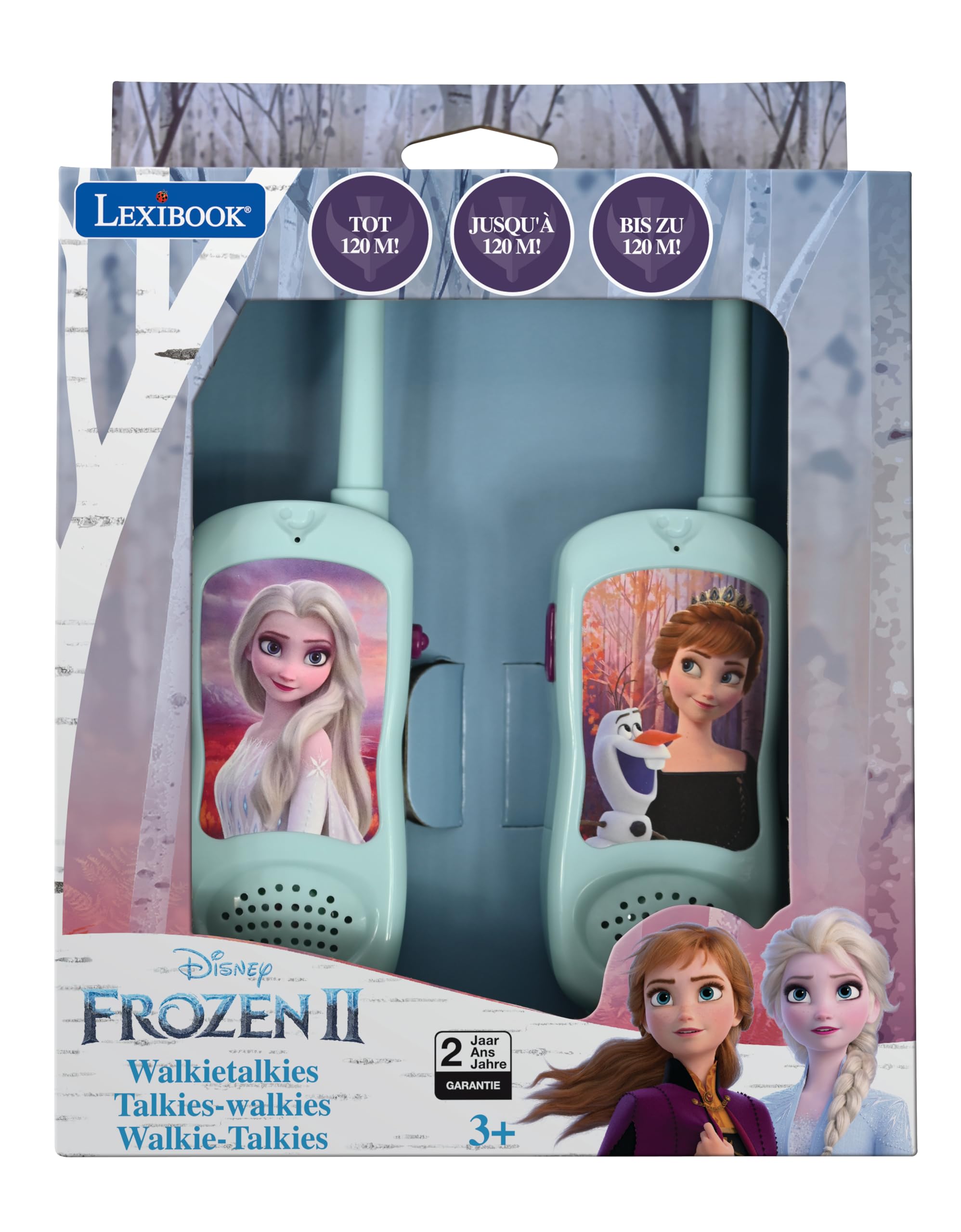 LEXIBOOK Frozen Walkie-Talkies - Disney Elsa Anna Olaf Communication Game for Kids 10