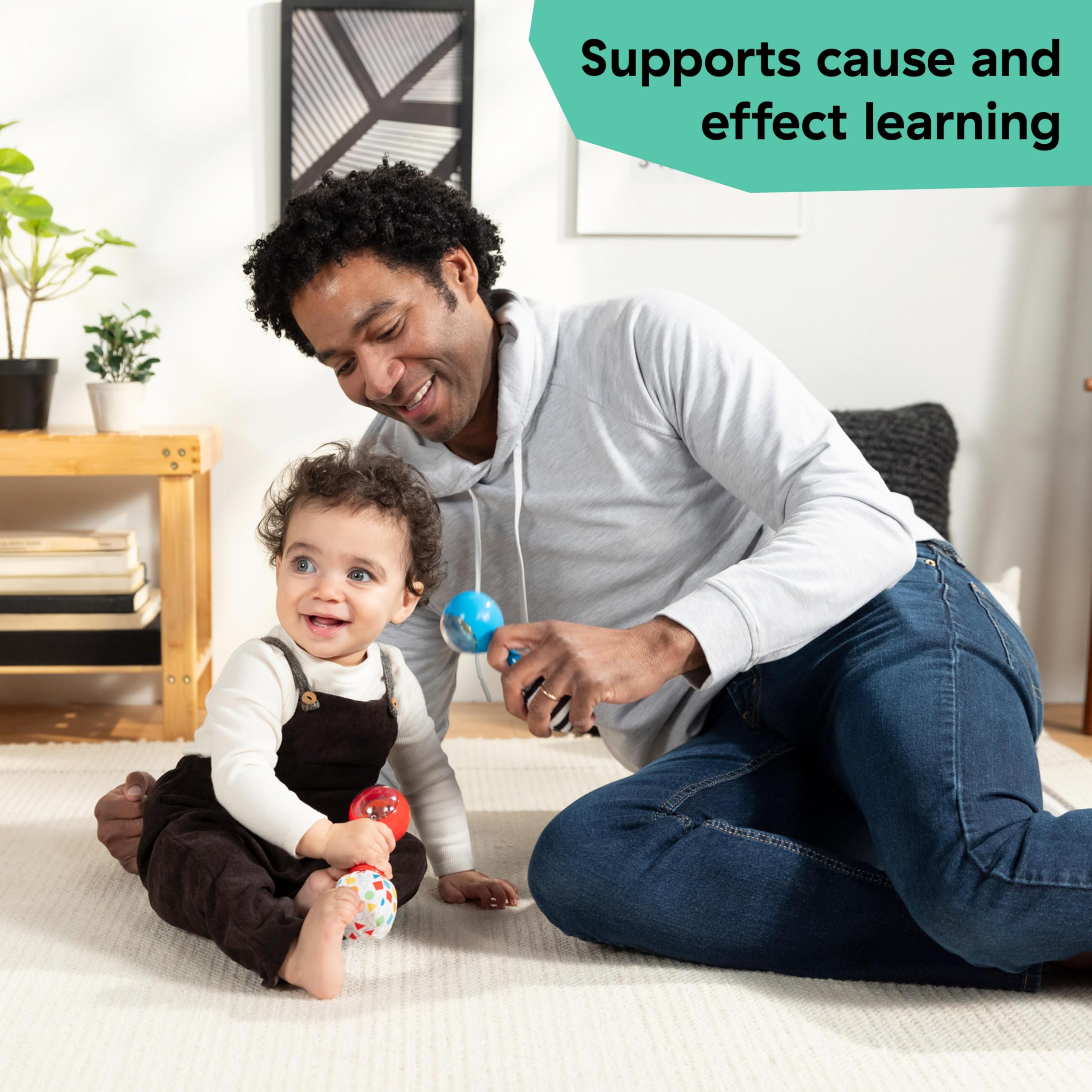 Baby Einstein Shake & Groove Toy Maracas - Musical Instrument Set for Ages 3+ Months 7