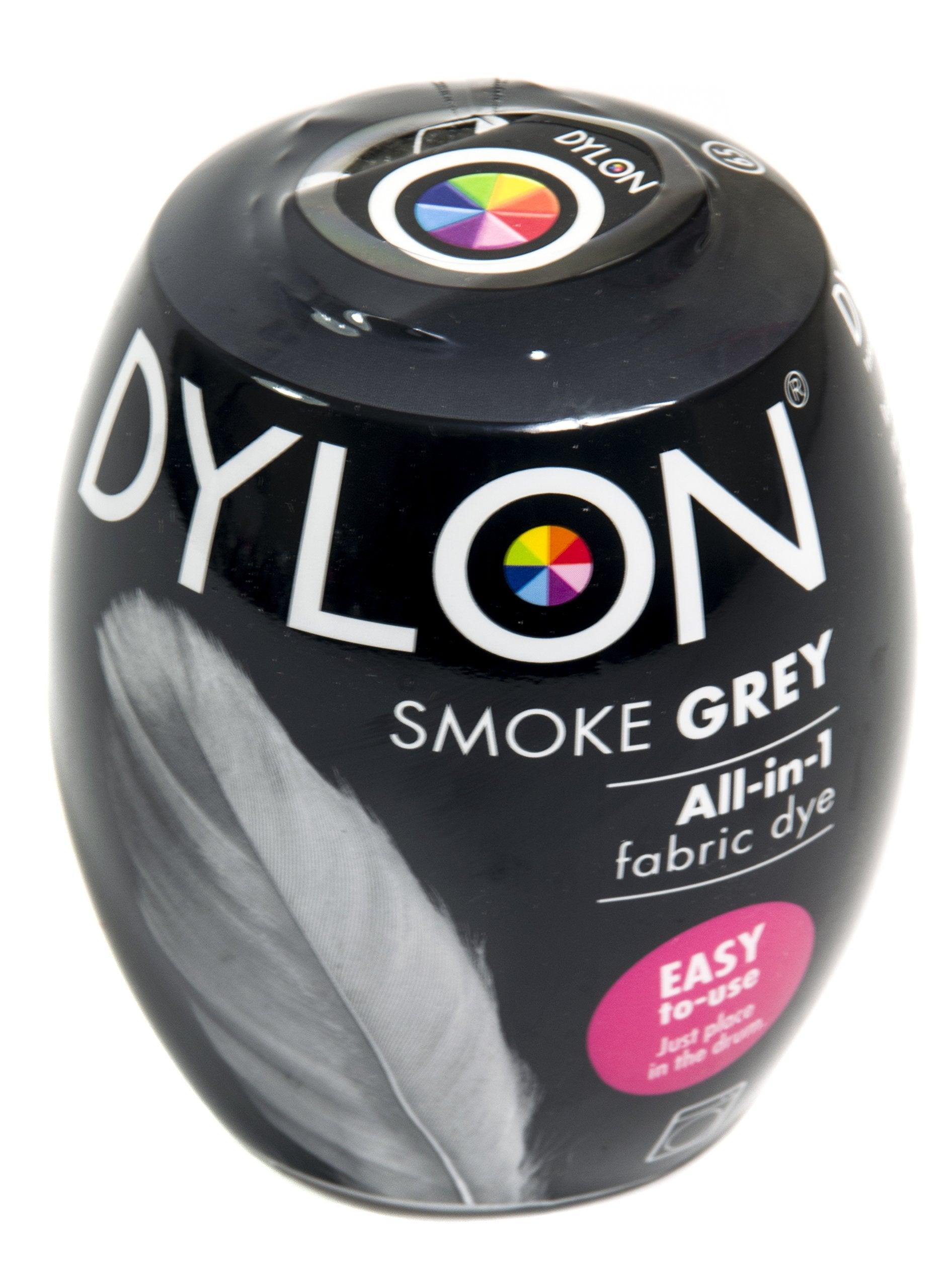 Dylon Machine Dye Pod - Permanent Colour for Natural Fabrics | Smoke Grey | Box of 3