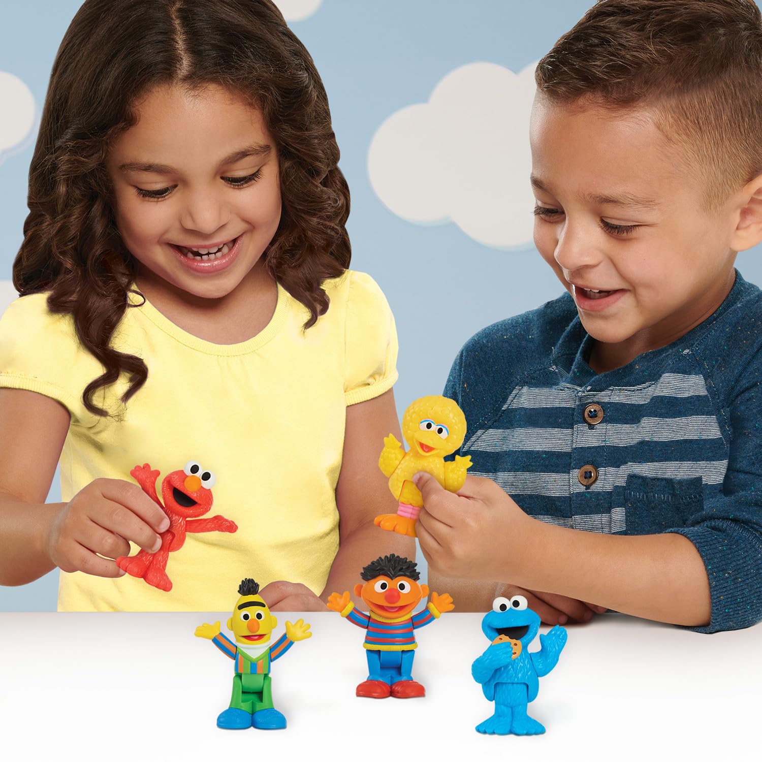 Just Play Sesame Street Neighborhood Friends 6-Pack Collectible Figures | 8 cm Figures | Ages 2+ 2