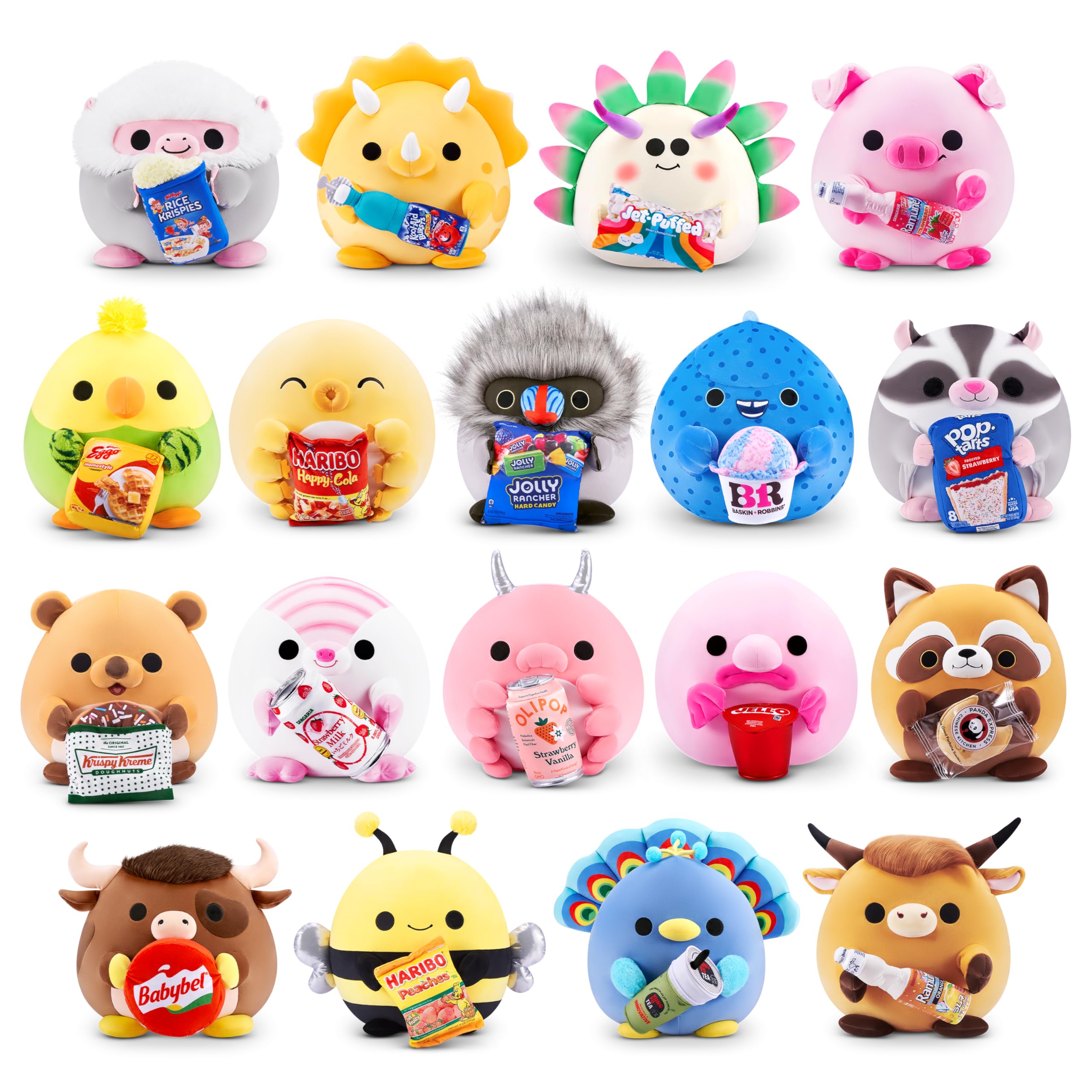 Snackles Series 3 14-inch Plush - Izzy by ZURU, Collectible Soft Stuffed Animal with Snack Accessory 2