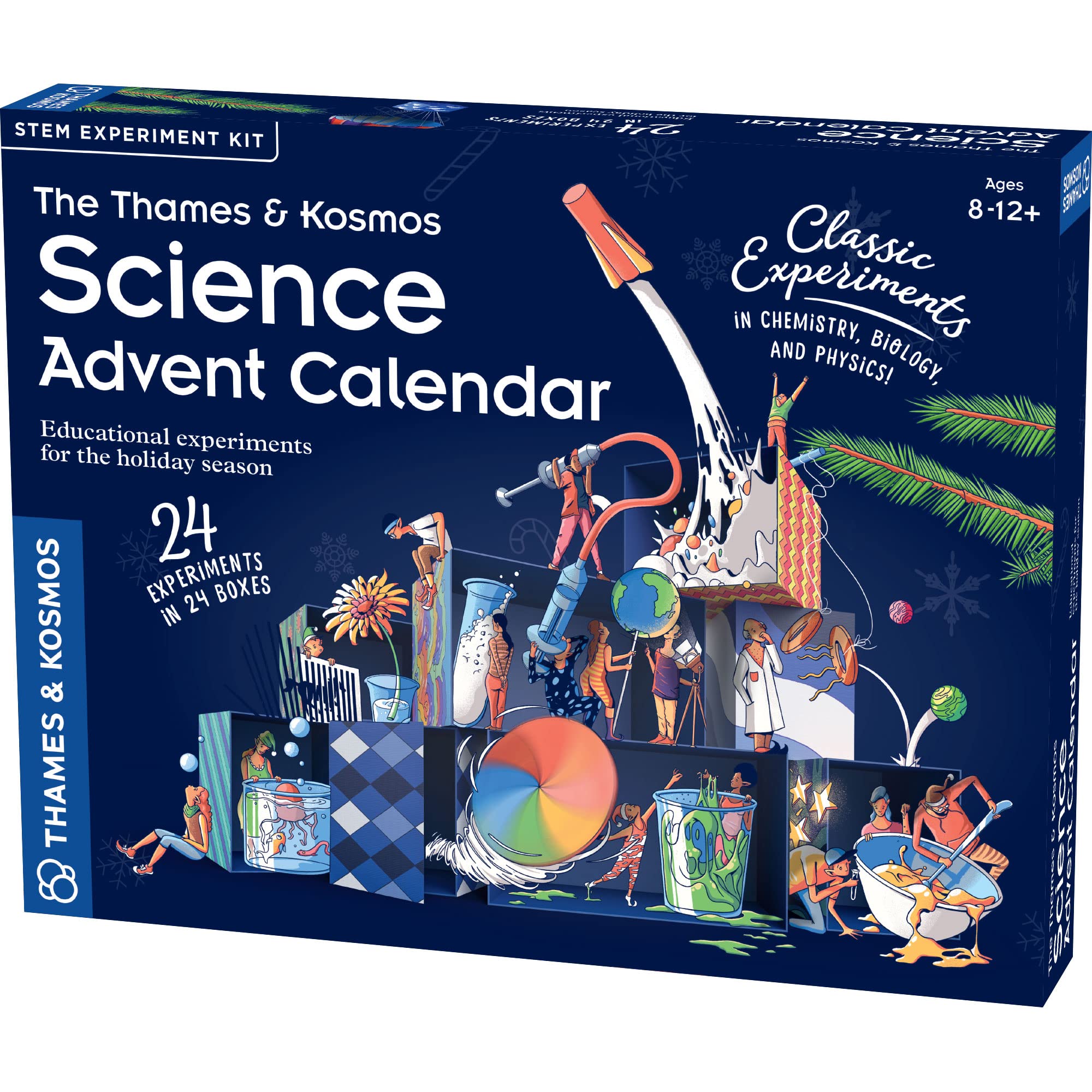 Thames & Kosmos Science Advent Calendar - 24-Day STEM Experiment Kit for Kids 8+