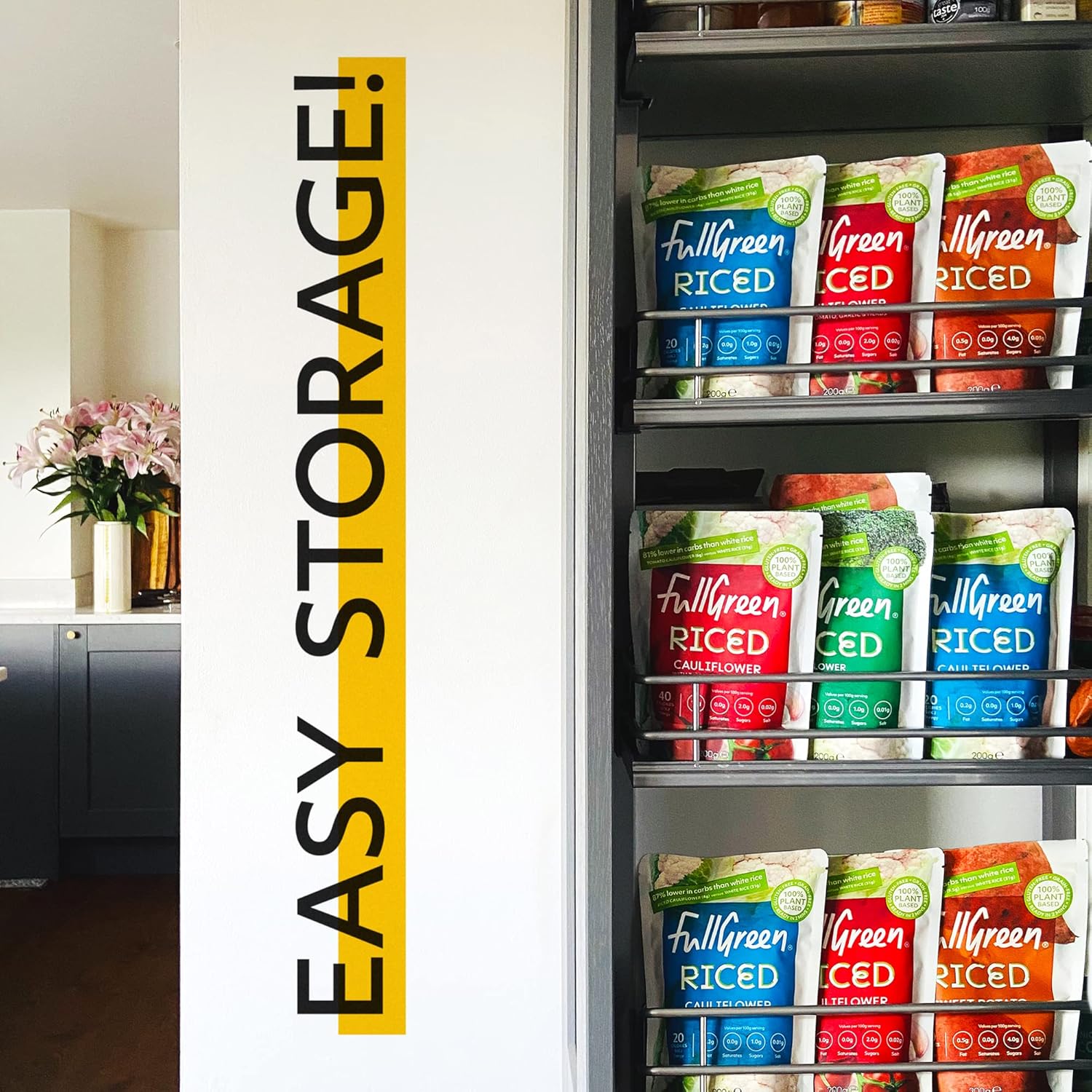 Fullgreen - Riced Broccoli & Cauliflower Plant-Based Low-Carb Rice Alternative 7