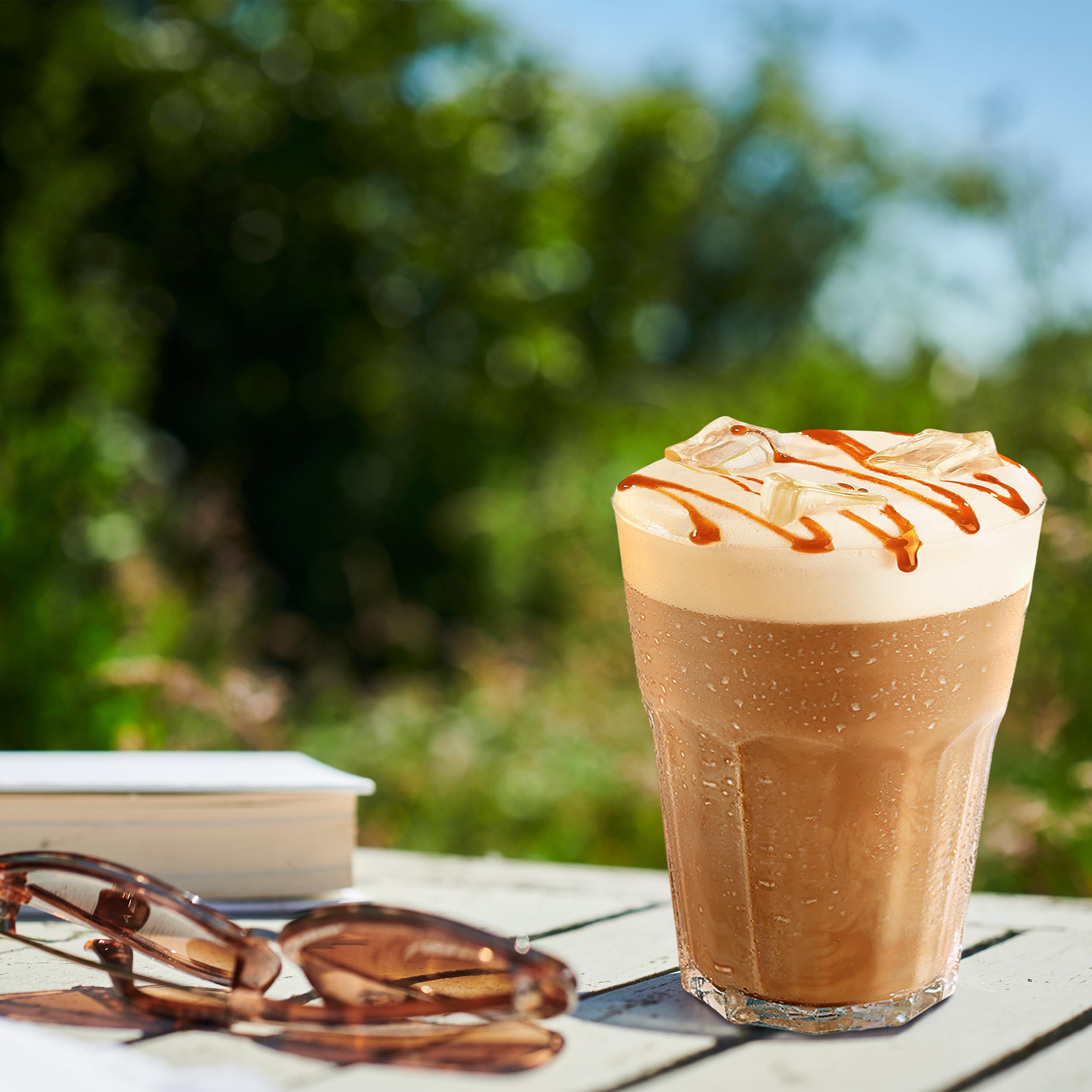 NESCAFÉ Iced Latte Salted Caramel Instant Coffee - 7 x 14.5g Sachets