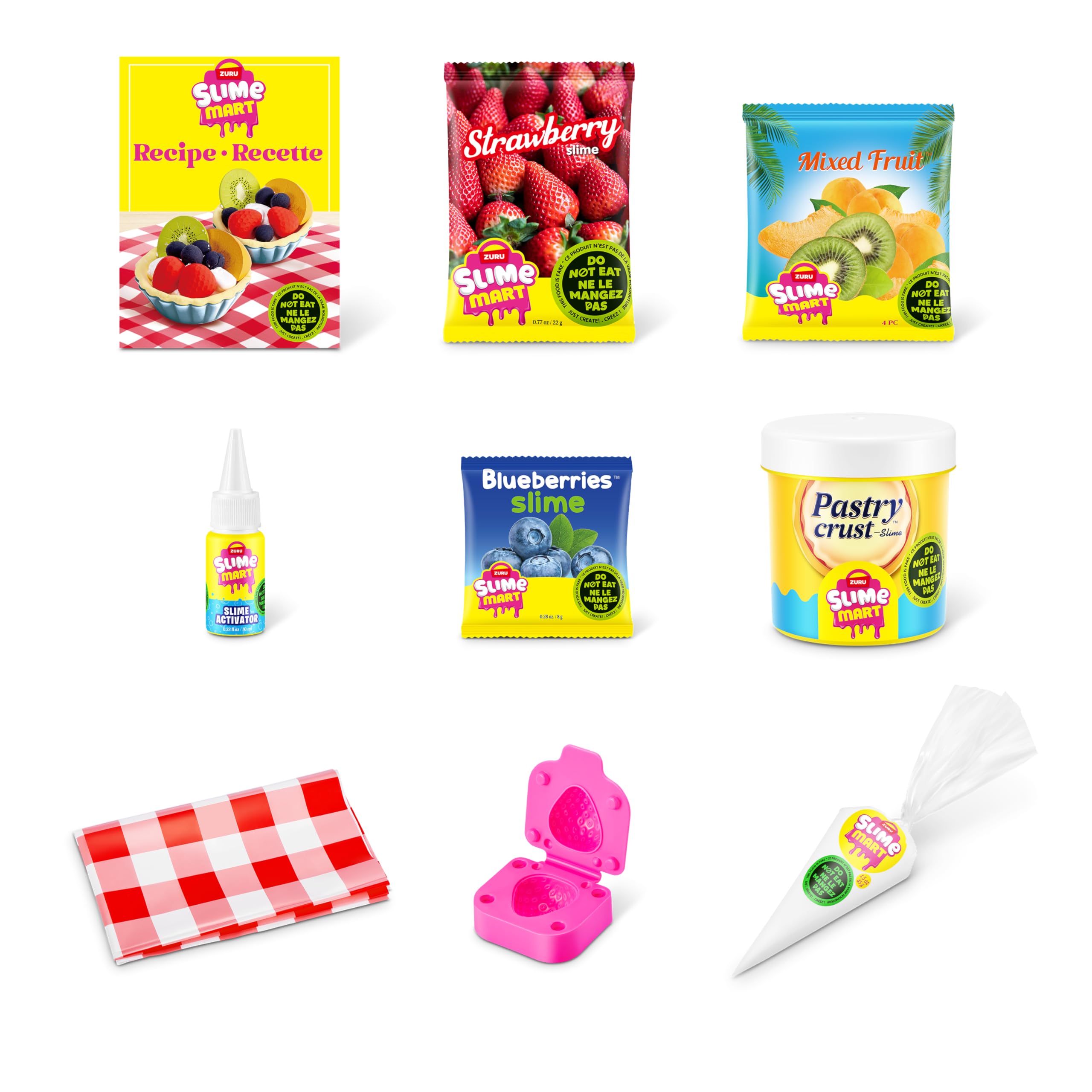Slime Mart Small Bag by ZURU - Fruit Tart Slime Compound for Kids 6+ 3