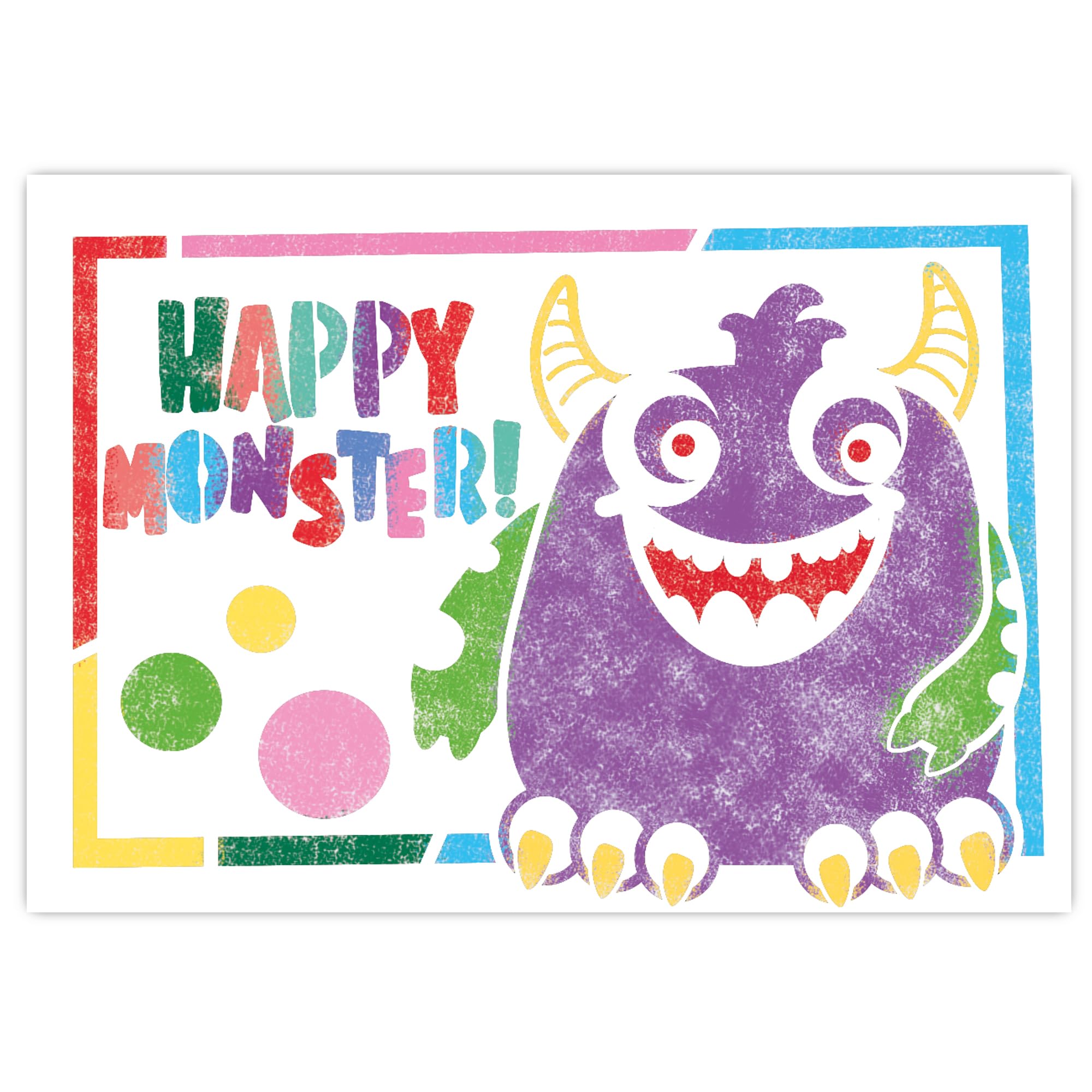 Paint Pop Blow Pens Spray Art Station - 12 Pens, Multi Coloured | Quick-Drying Paint | Includes Stencils & Paper 9