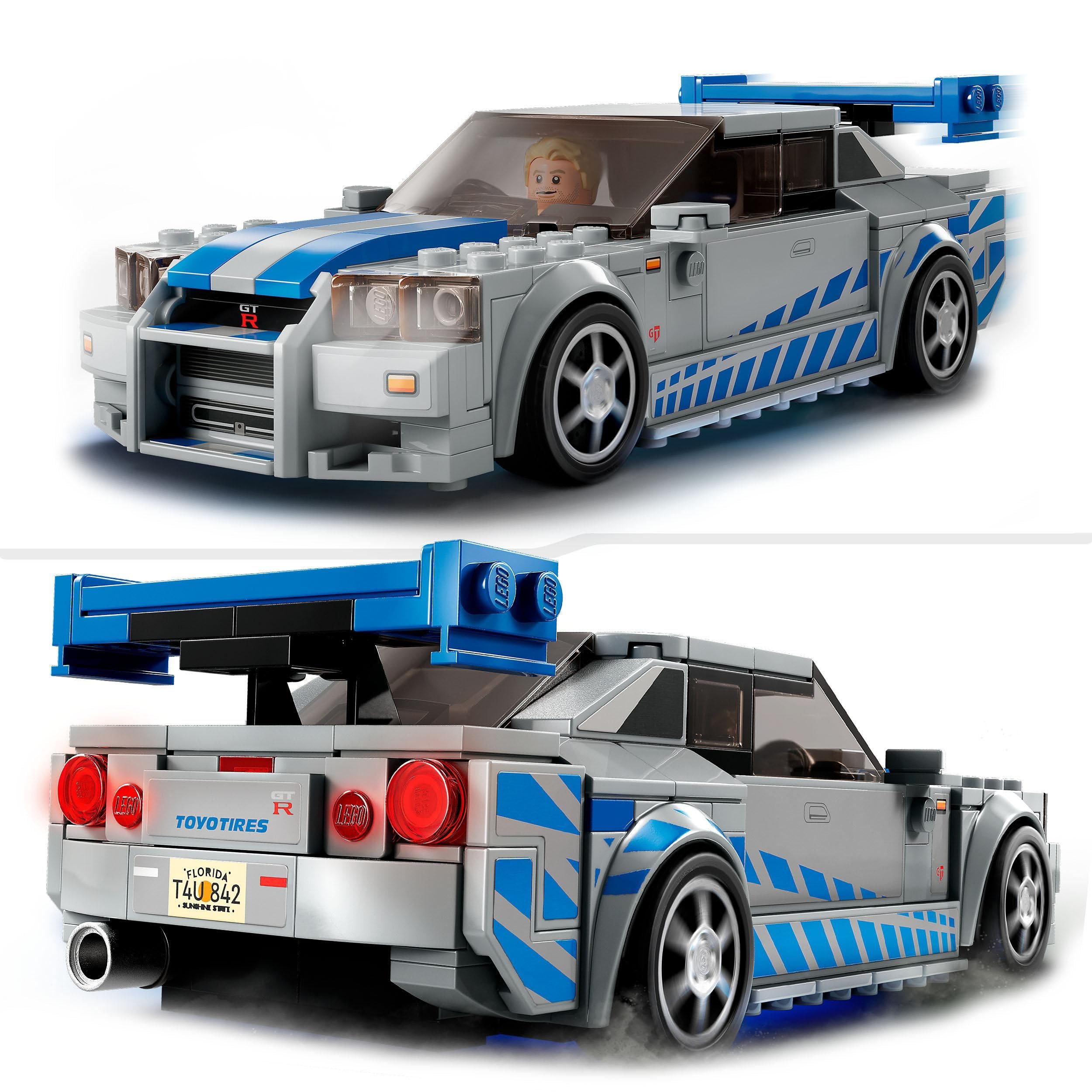 LEGO Speed Champions 76917 2 Fast 2 Furious Nissan Skyline GT-R (R34) Building Set | Ages 9+ 3