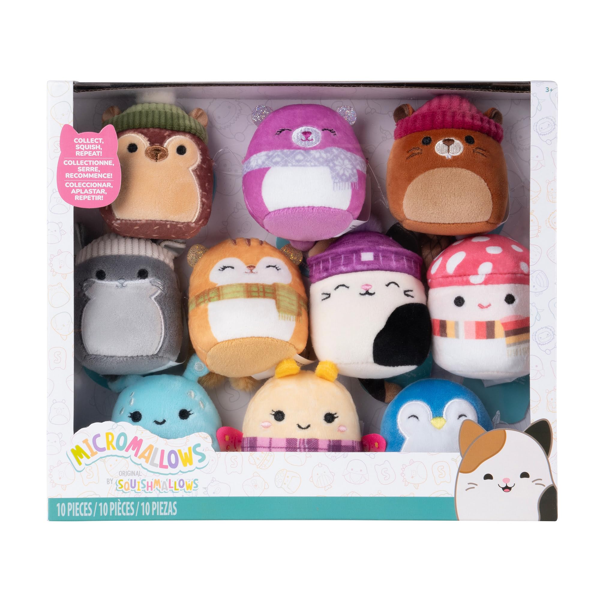 Micromallows Squishmallows Original Plush 10-Pack - 2.5 Inch Mini Plush Toys for Kids 3+ 9