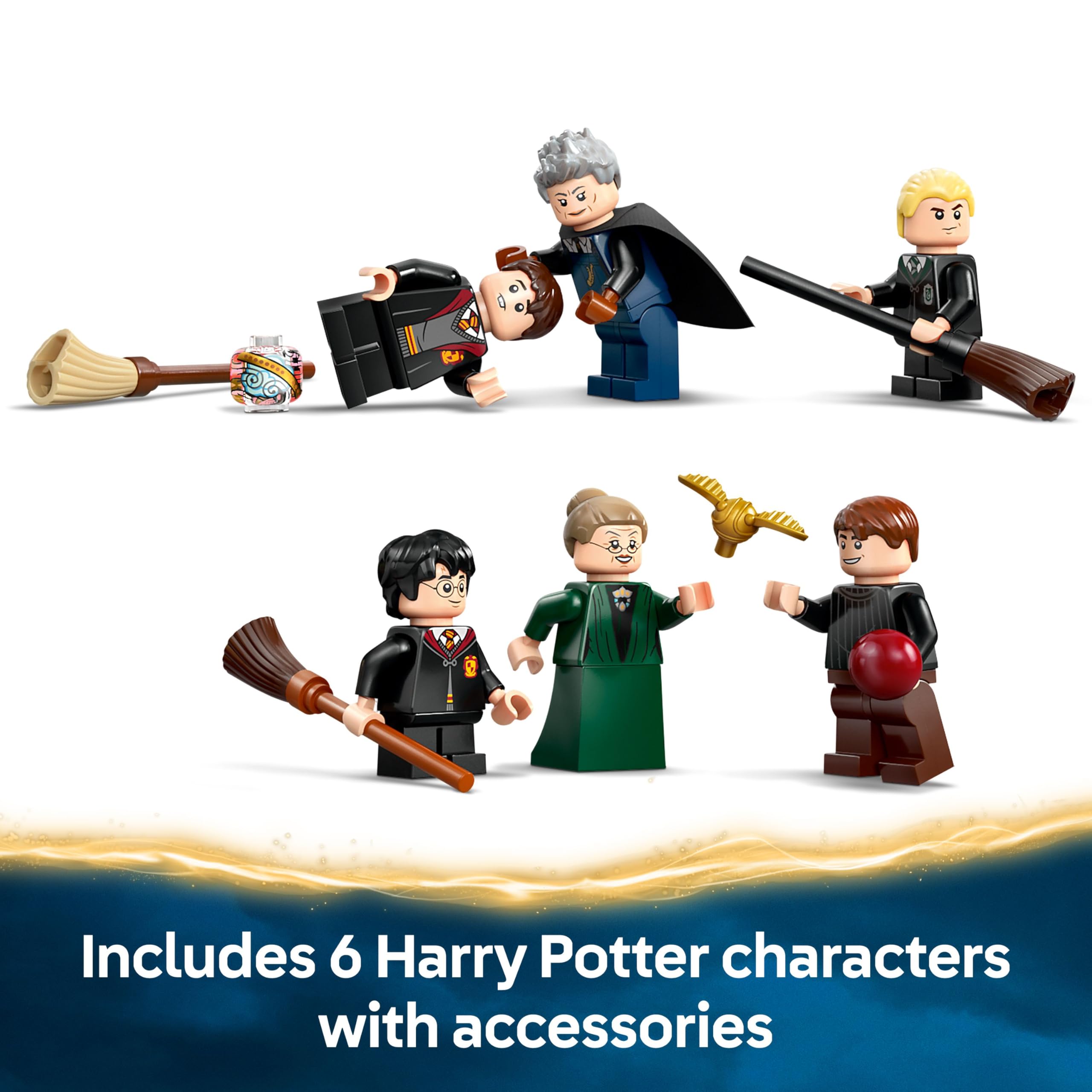 LEGO Harry Potter Hogwarts Castle: Flying Lessons Set 76447 | Ages 9+ 4