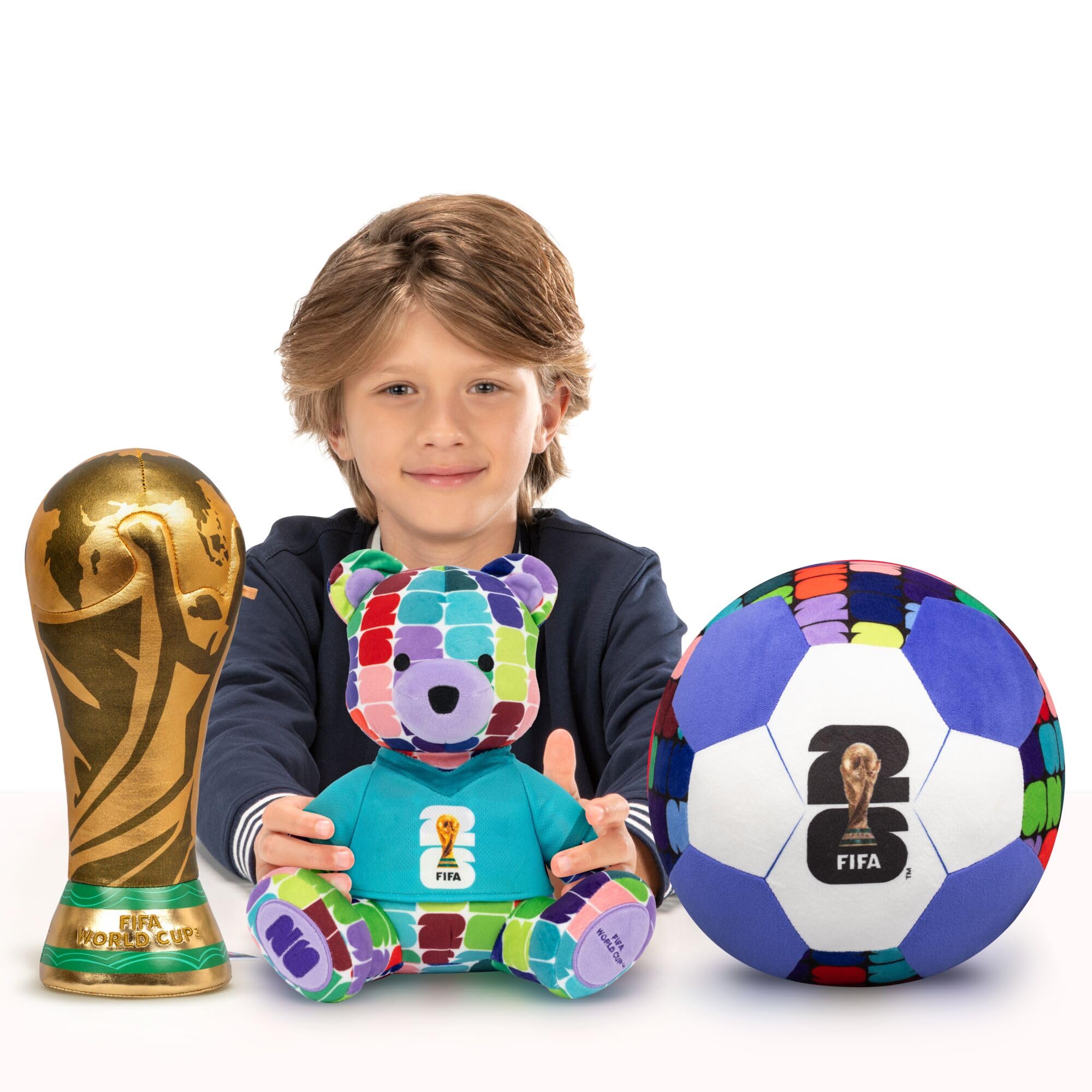 FIFA 9-Inch Purple Plush Football - Official World Cup Collectible Soft Toy for Ages 3+ 6