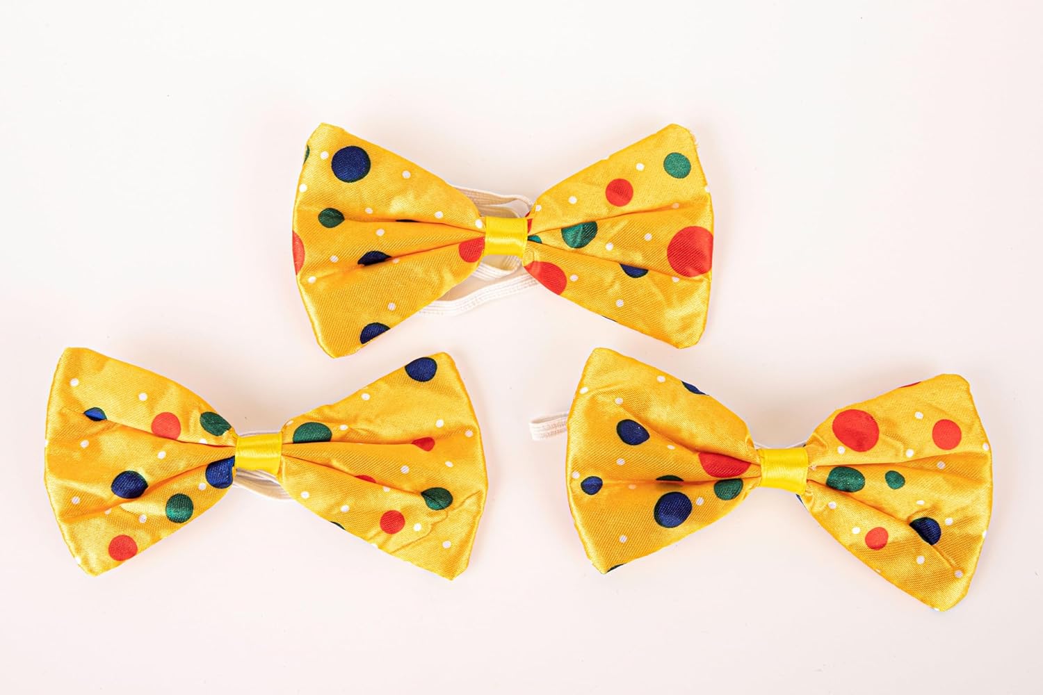 SHATCHI Clown Bow Tie Small Spotted Polka Dots Fancy Dress Party Accessory 8