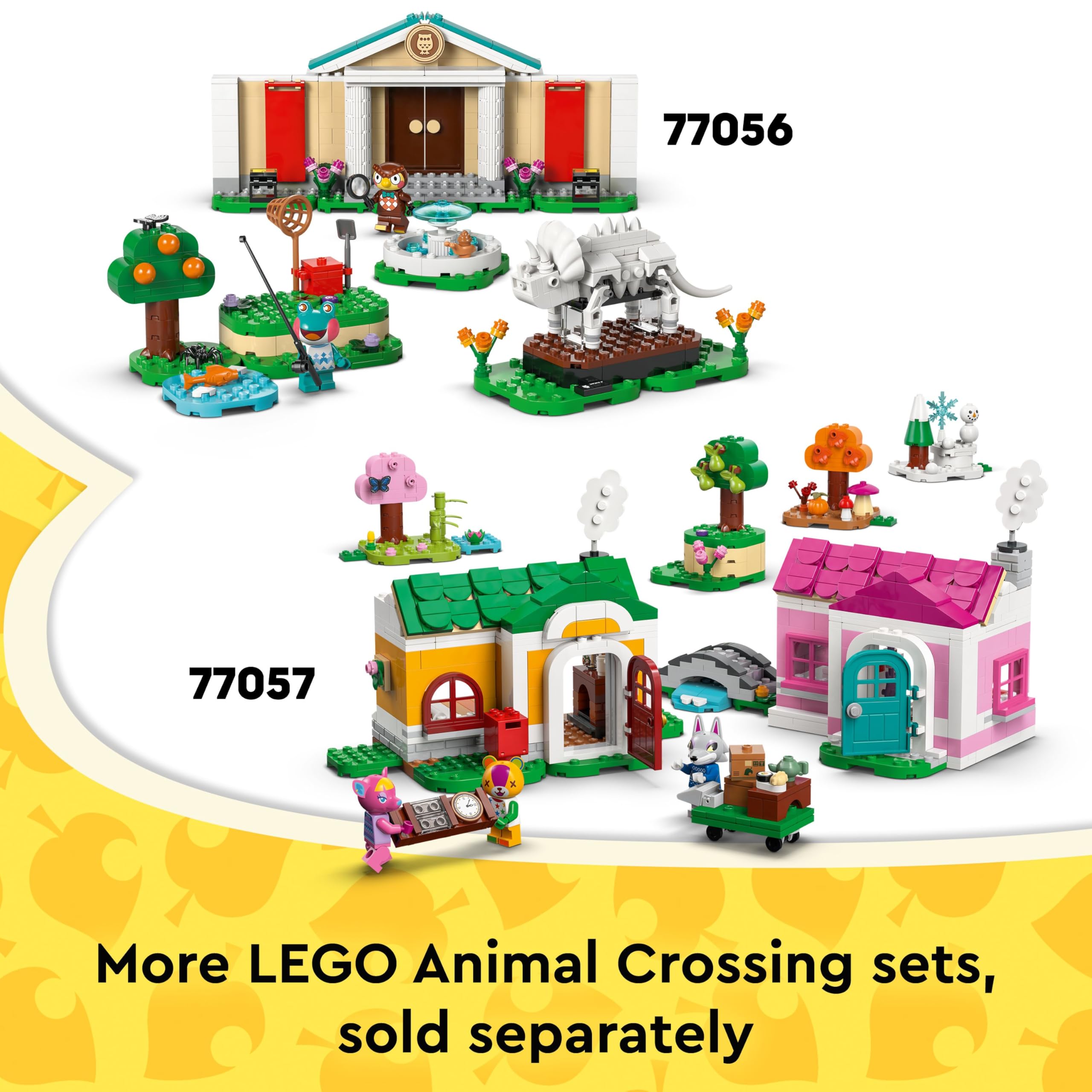 LEGO Animal Crossing Goldie's Cosy House Building Set - 149 Pieces with Minifigure, Piano & Picnic Table 5